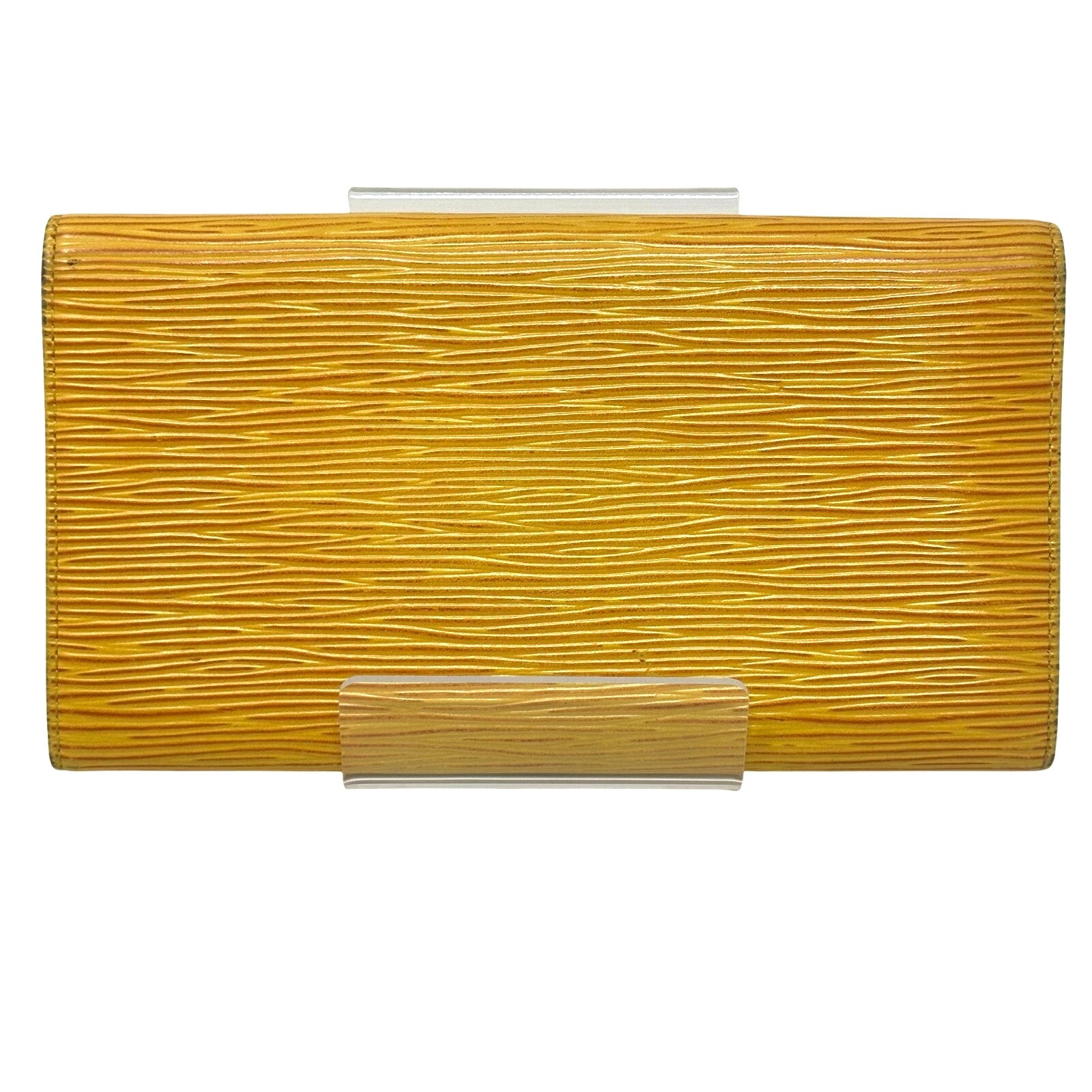Louis Vuitton LV Epi Leather Sarah Wallet Yellow