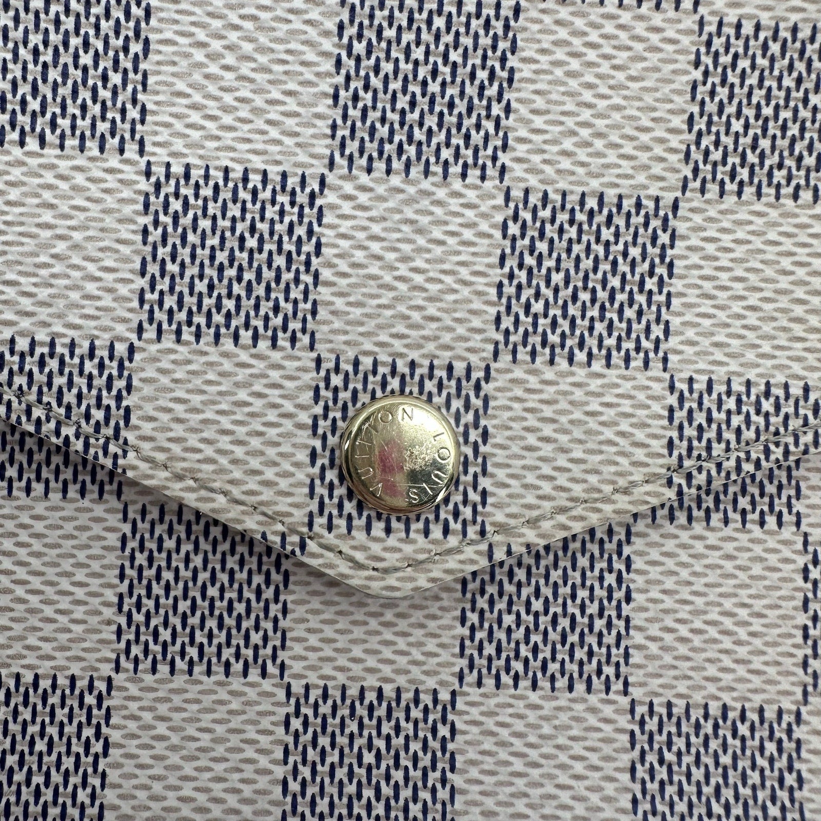 Louis Vuitton LV Damier Azur Felicie Pochette Crossbody Bag Full Set