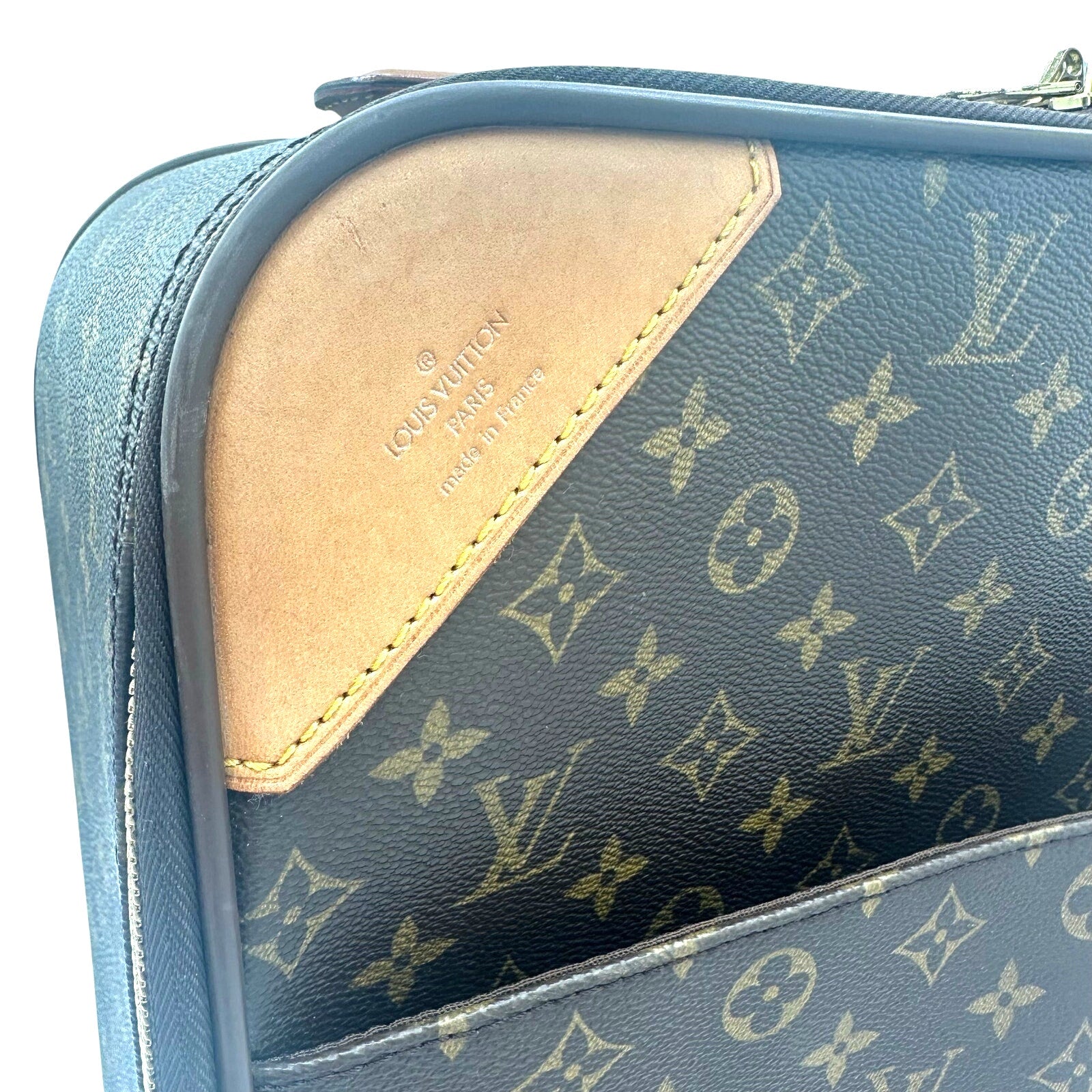 Louis Vuitton LV Monogram Pegase 45 Rolling Suitcase Full Inclusion