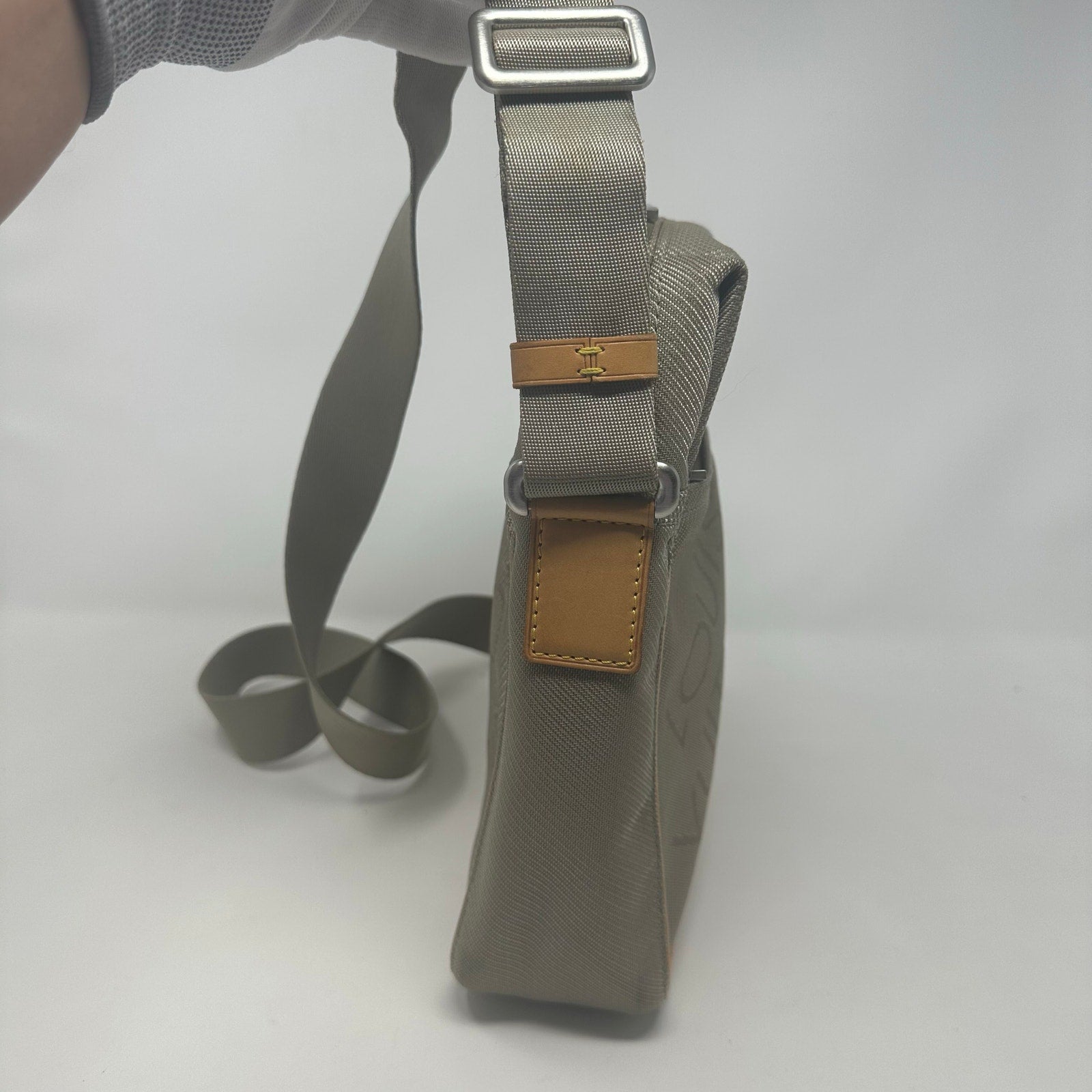 Louis Vuitton LV Damier Geant Citadin Messenger Bag Sable Green