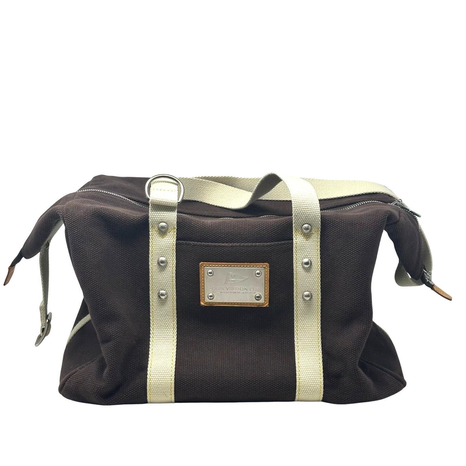 Louis Vuitton LV Cup Antigua Sac Weekender Duffle Bag Brown