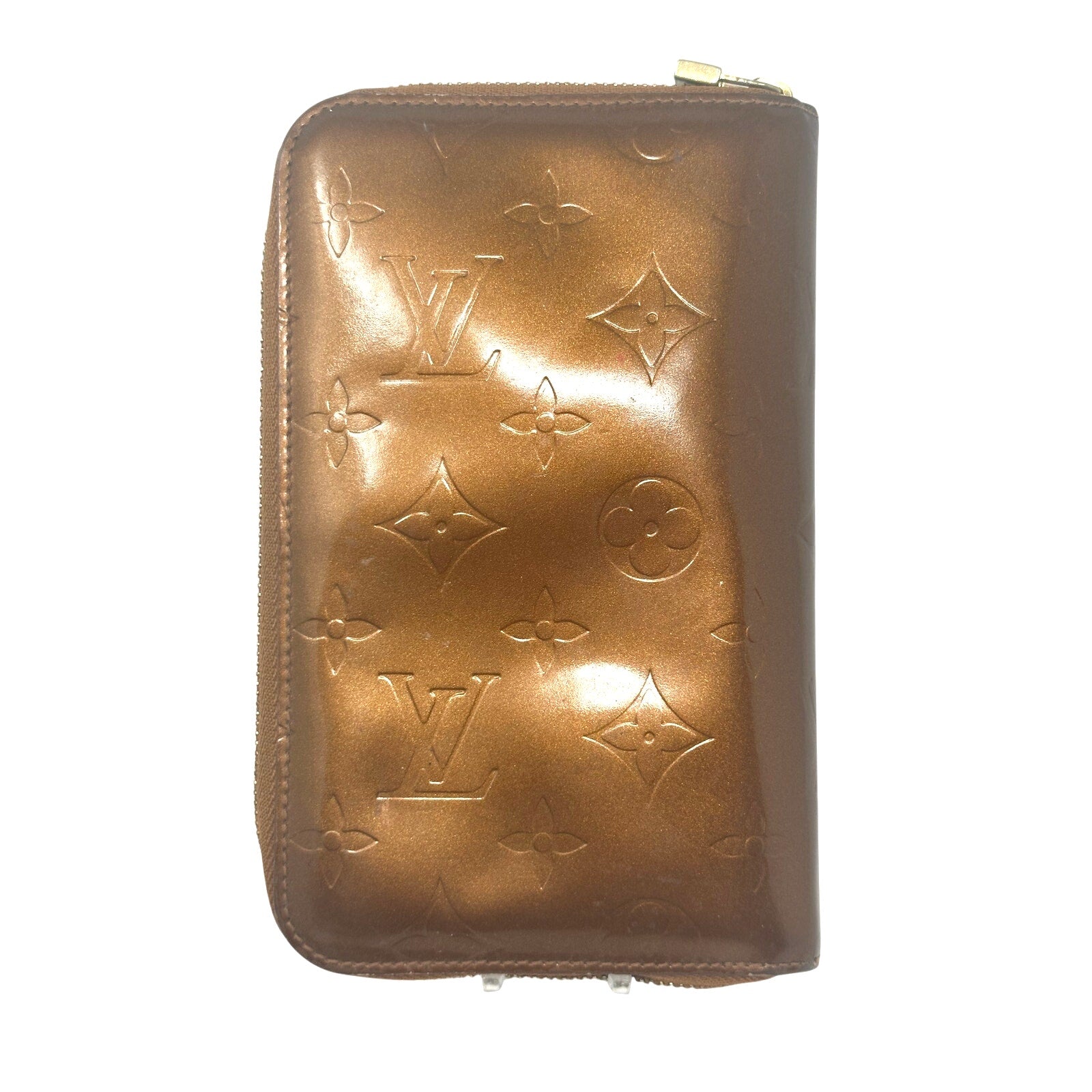 Louis Vuitton LV Vernis Monogram Eldridge Wallet Bronze