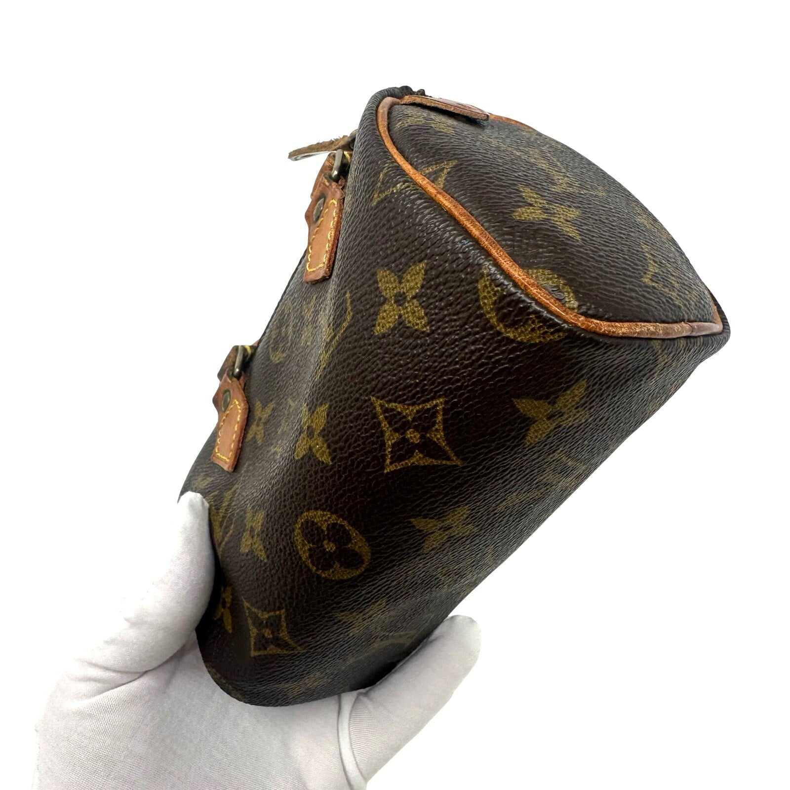 Louis Vuitton LV Monogram Mini Speedy Handbag Purse