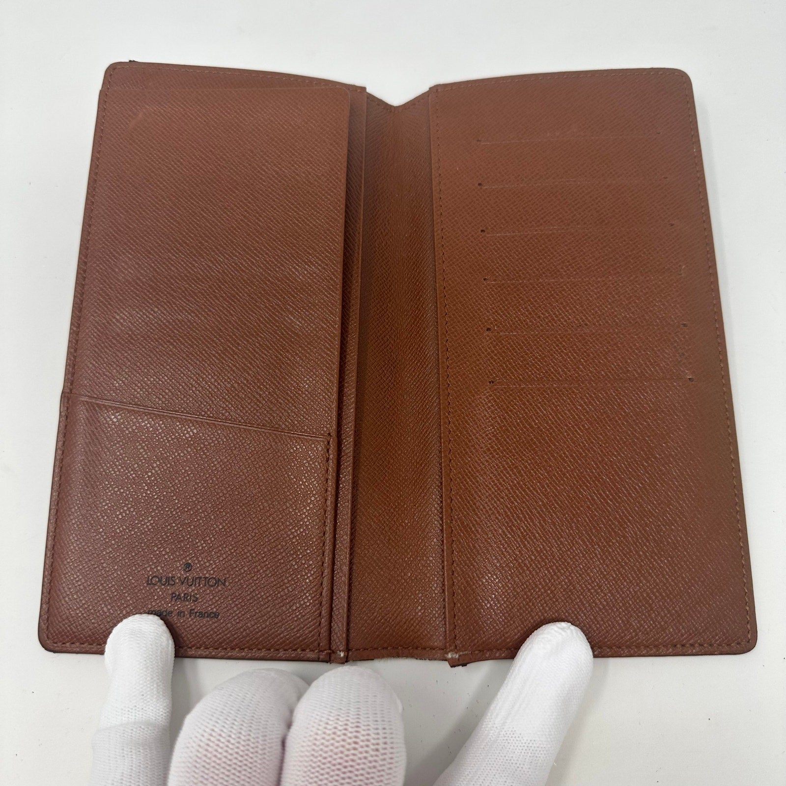 Louis Vuitton LV Monogram Brazza Tall Bifold Wallet