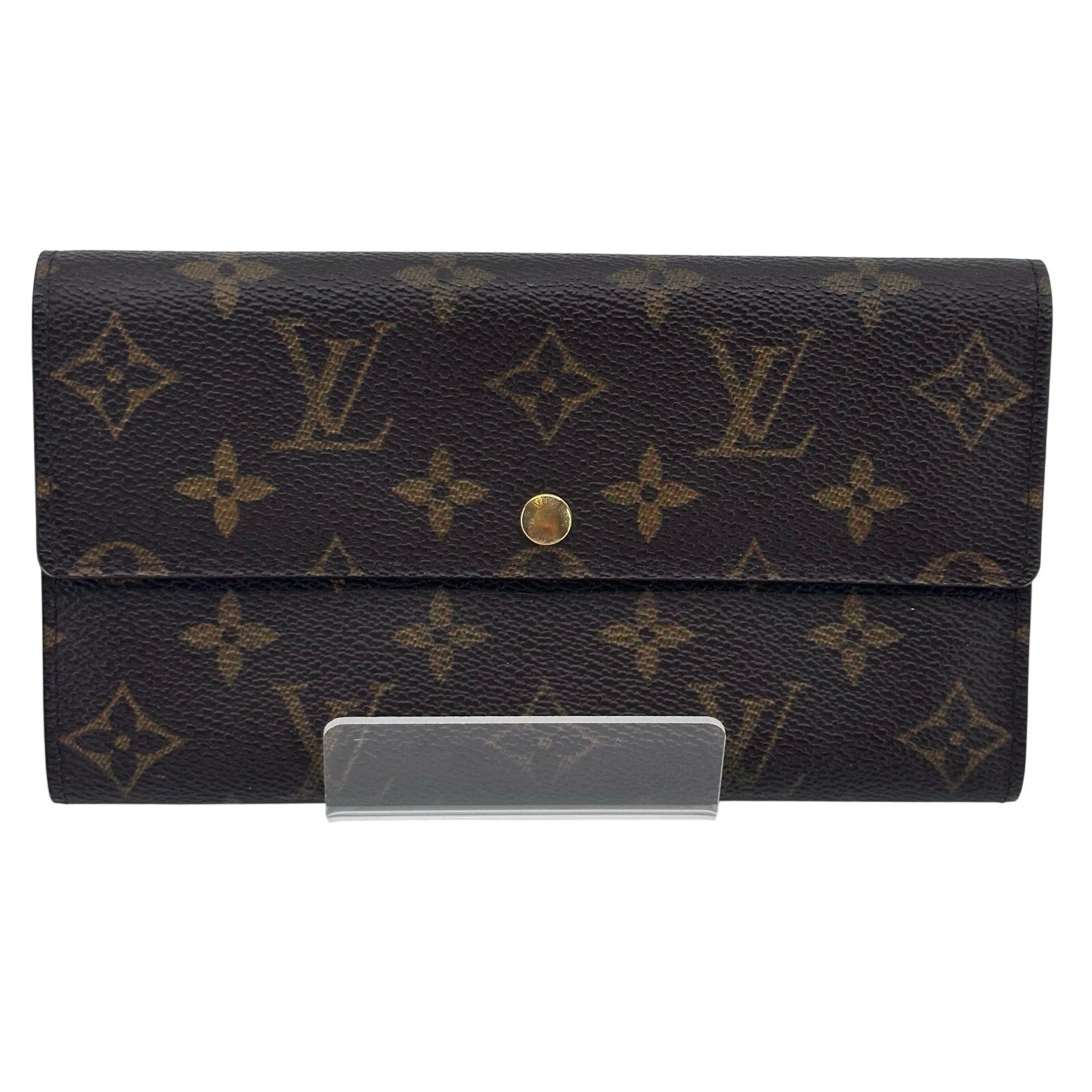 Louis Vuitton LV Monogram Long Sarah Wallet
