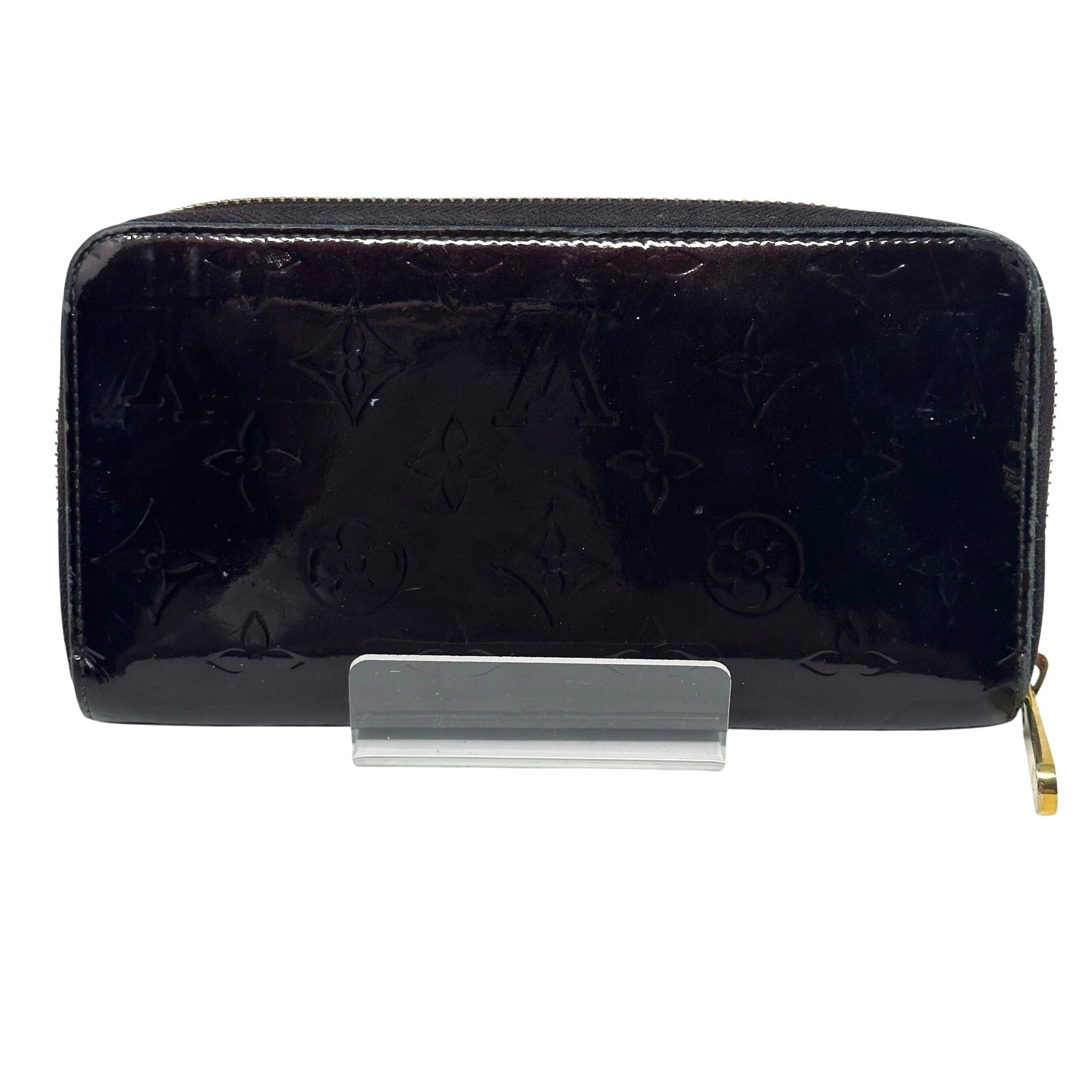Louis Vuitton LV Vernis Amarante Monogram Zippy Wallet