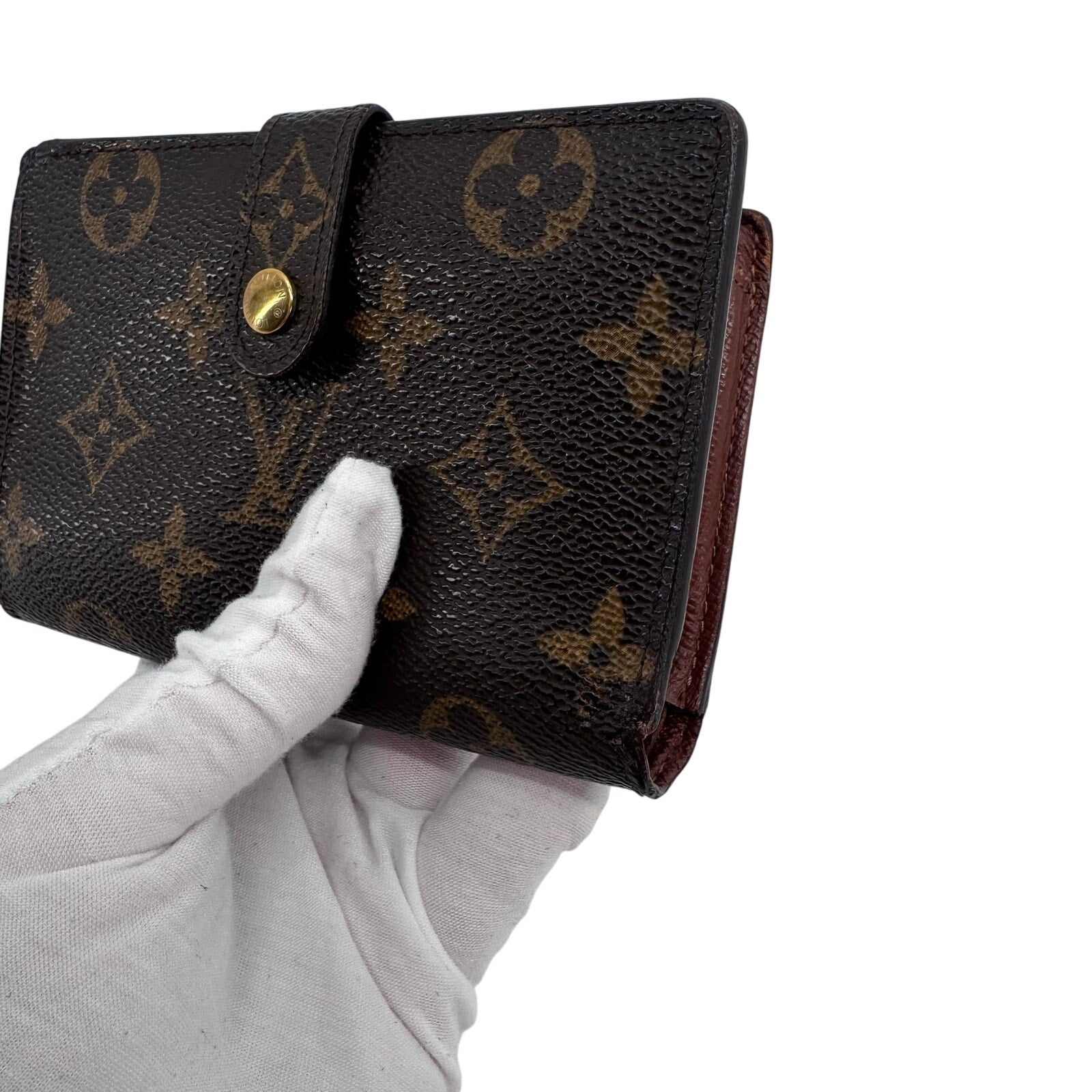 Louis Vuitton LV Monogram Kisslock Wallet