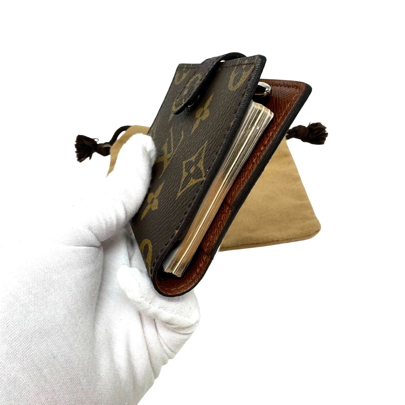 Louis Vuitton LV Monogram 2003 Limited Edition Mini Agenda With Pen & Insert