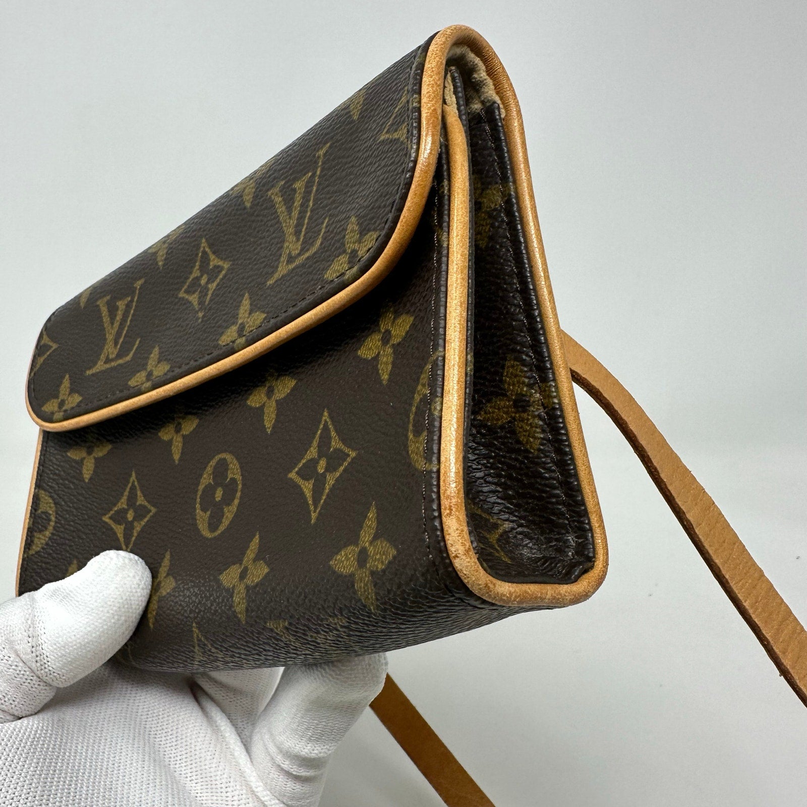 Louis Vuitton LV Monogram Bum Belt Bag Waist Pouch Pochette Florentine XS