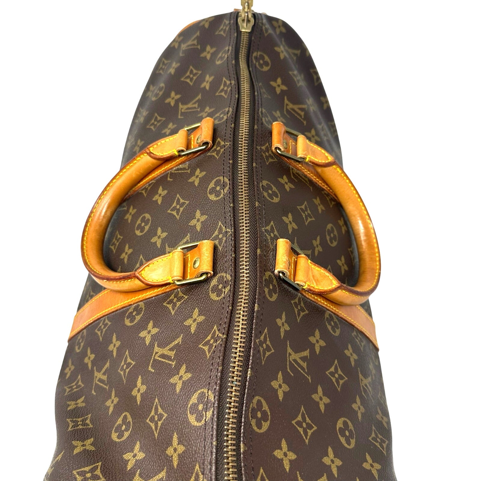Louis Vuitton LV Monogram Keepall 45 Bandoulier Bando Bag Duffle