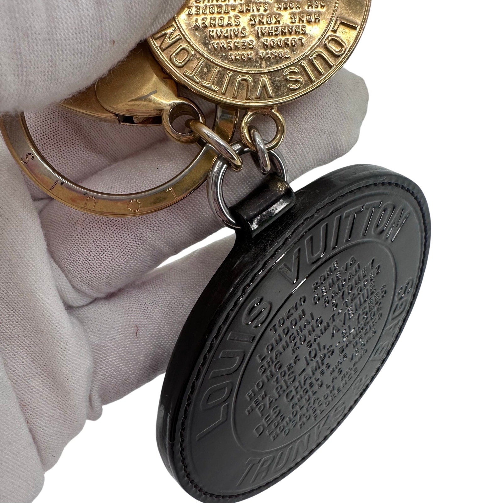 Louis Vuitton LV Vernis Limited Edition Trunks & Bags Keychain Bag Charm Amarante