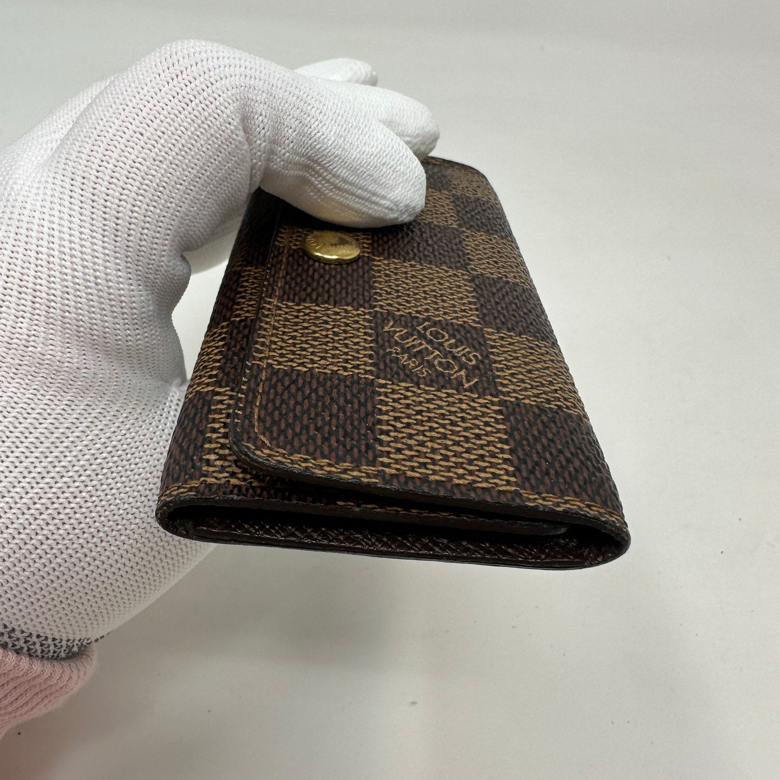 Louis Vuitton LV Damier Ebene 6 Key Cles Holder