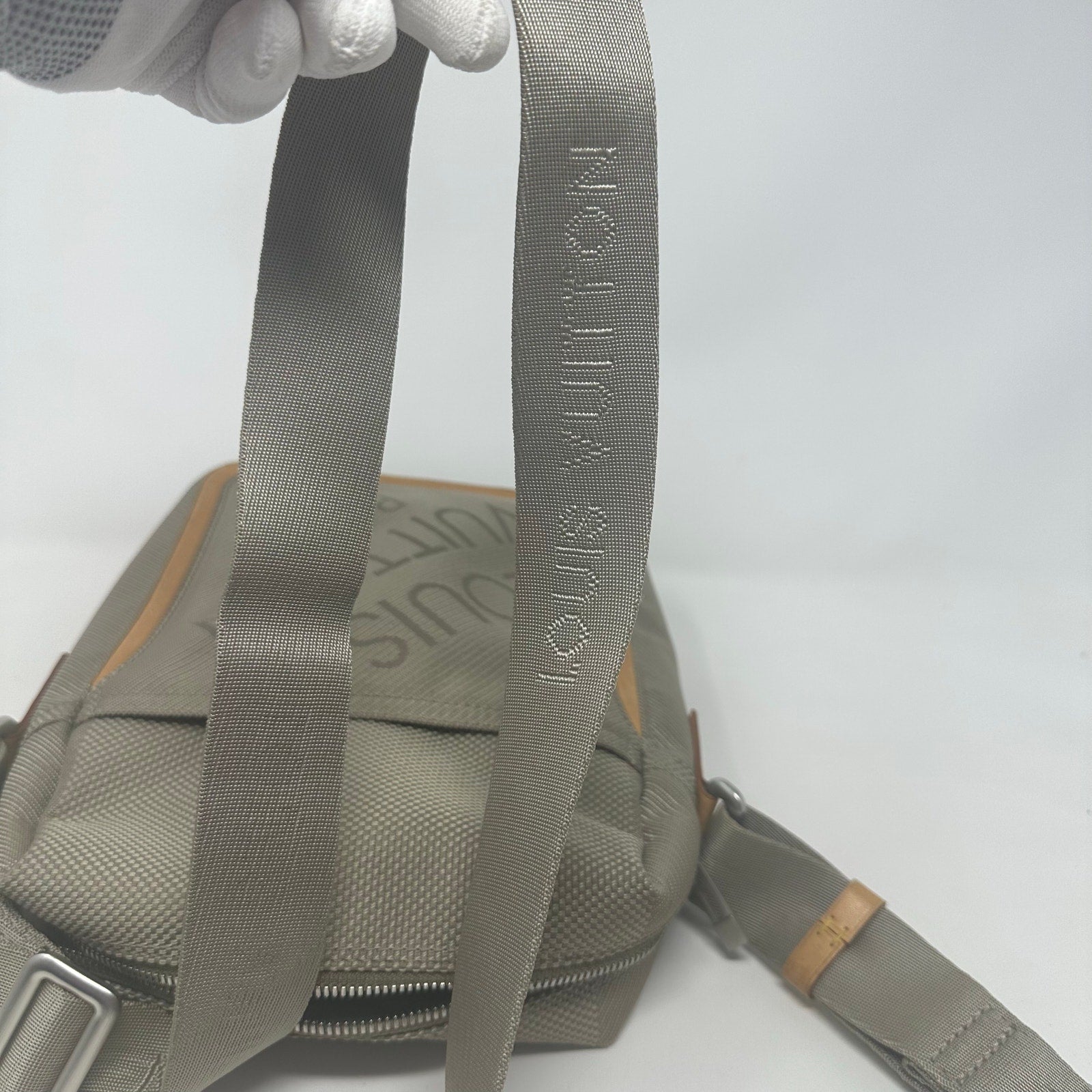 Louis Vuitton LV Damier Geant Citadin Messenger Bag Sable Green