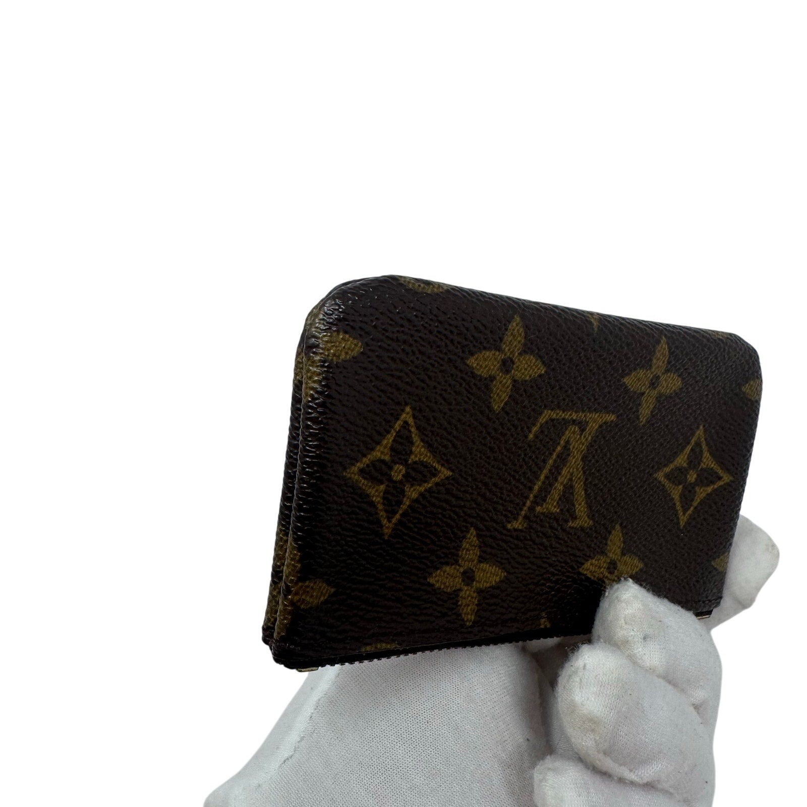 Louis Vuitton LV Monogram Key Coin Cles Zip Pouch Keychain