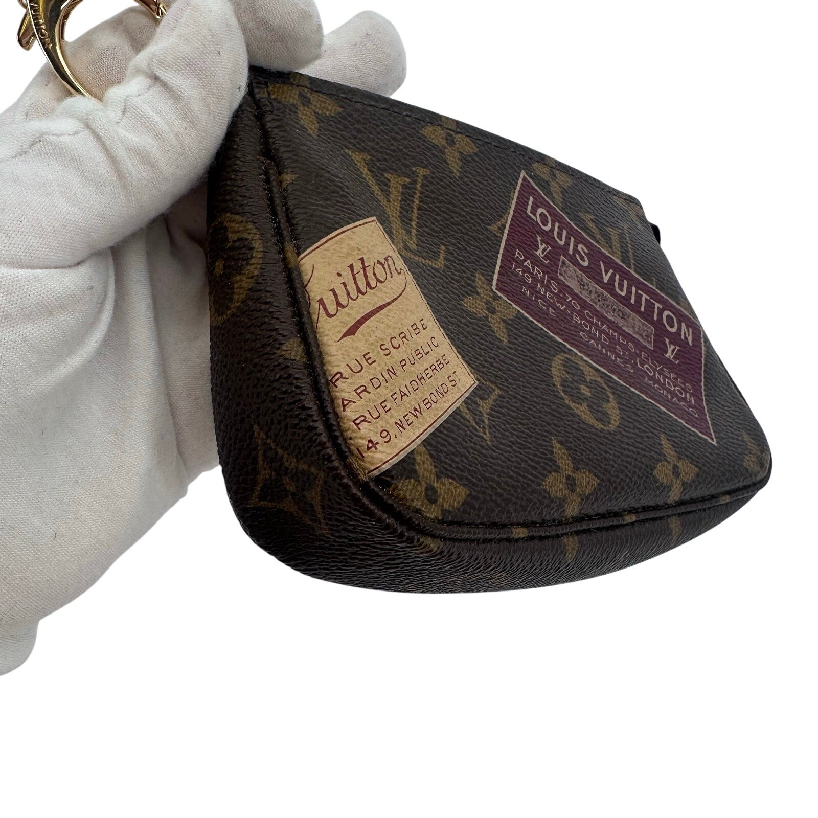 Louis Vuitton LV Monogram Limited Edition Wardrobe Trunks Mini Pochette Full Set