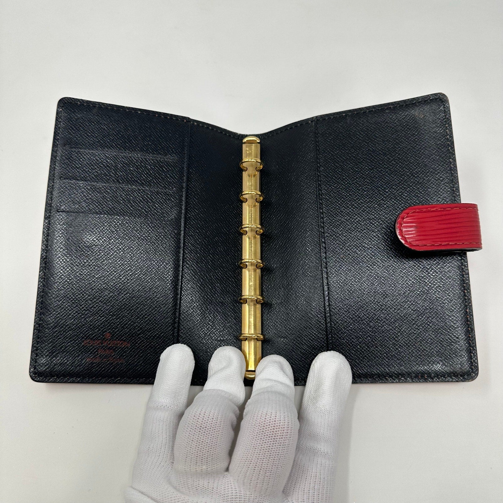 Louis Vuitton LV Diary Cover Agenda PM Epi Red