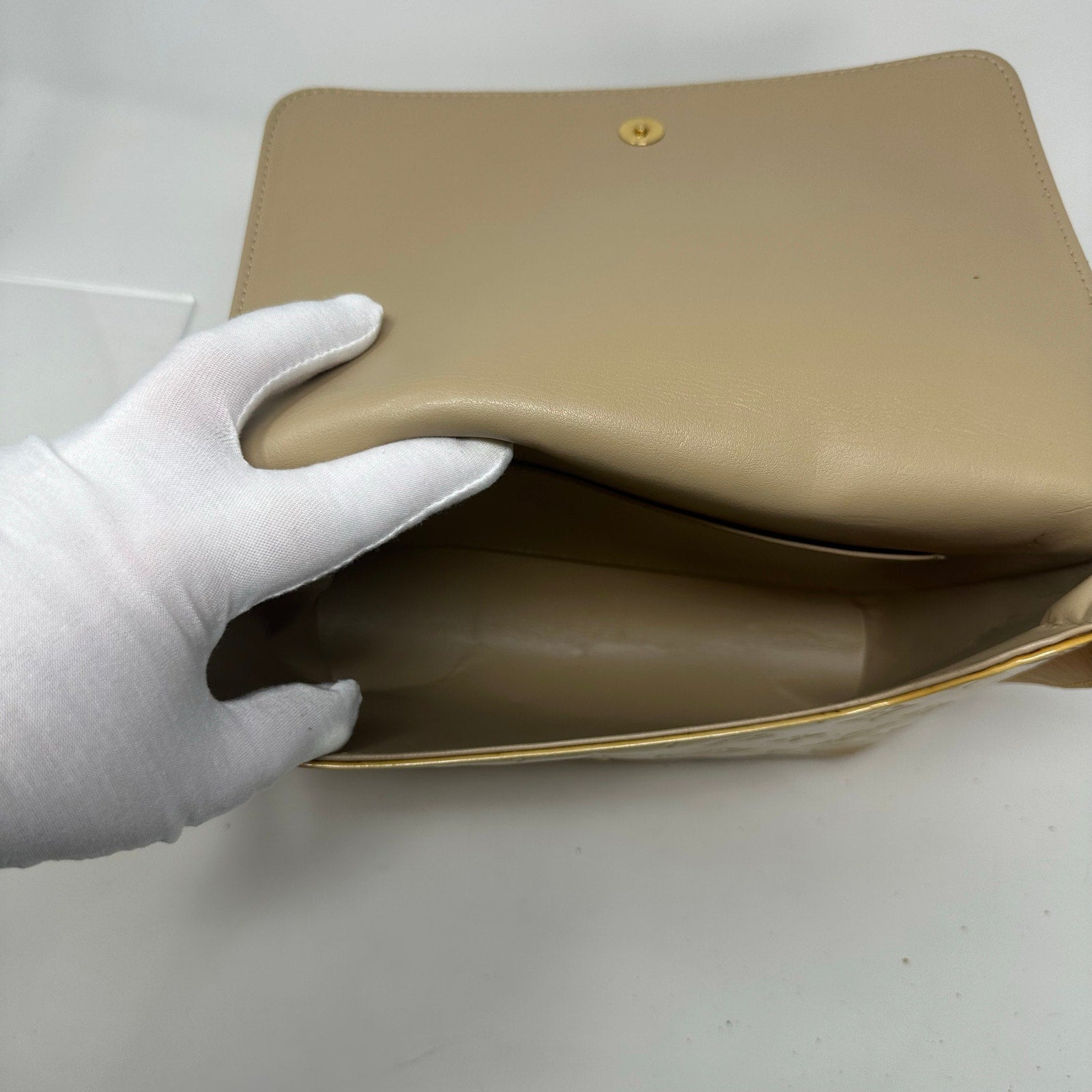 Louis Vuitton LV Vernis Yellow Thompson Street Shoulder Bag