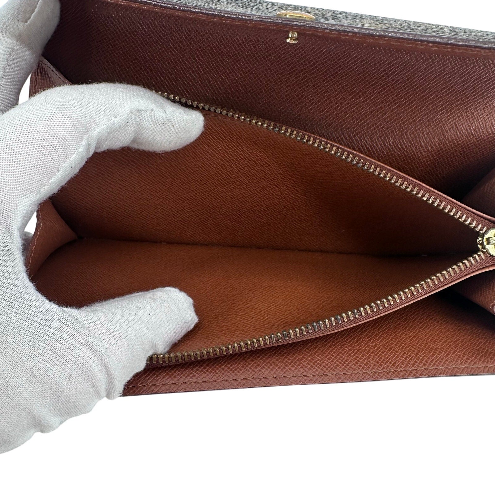Louis Vuitton LV Monogram Long Sarah Wallet