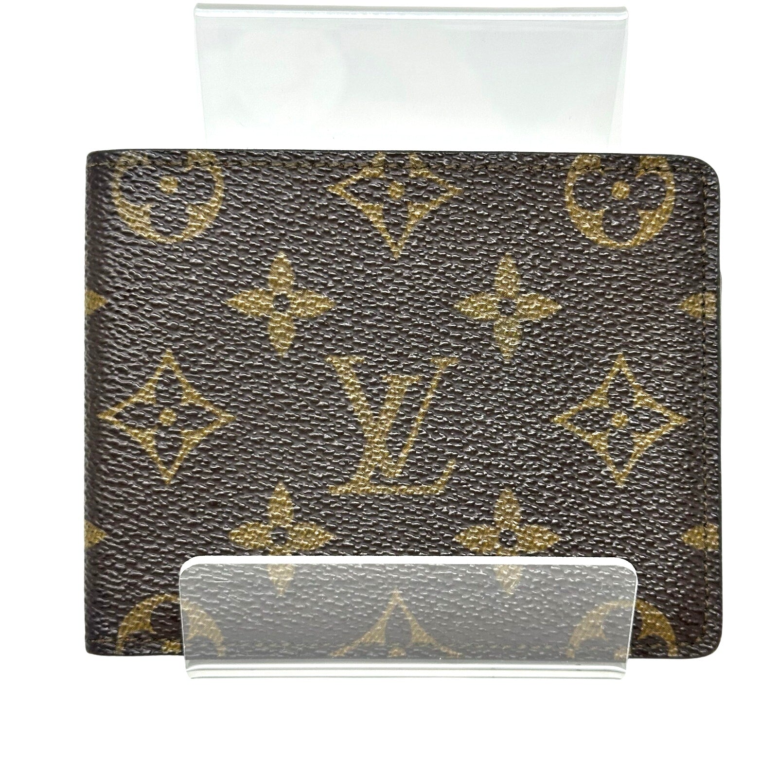 Louis Vuitton LV Monogram Short Slim ID Bifold Wallet