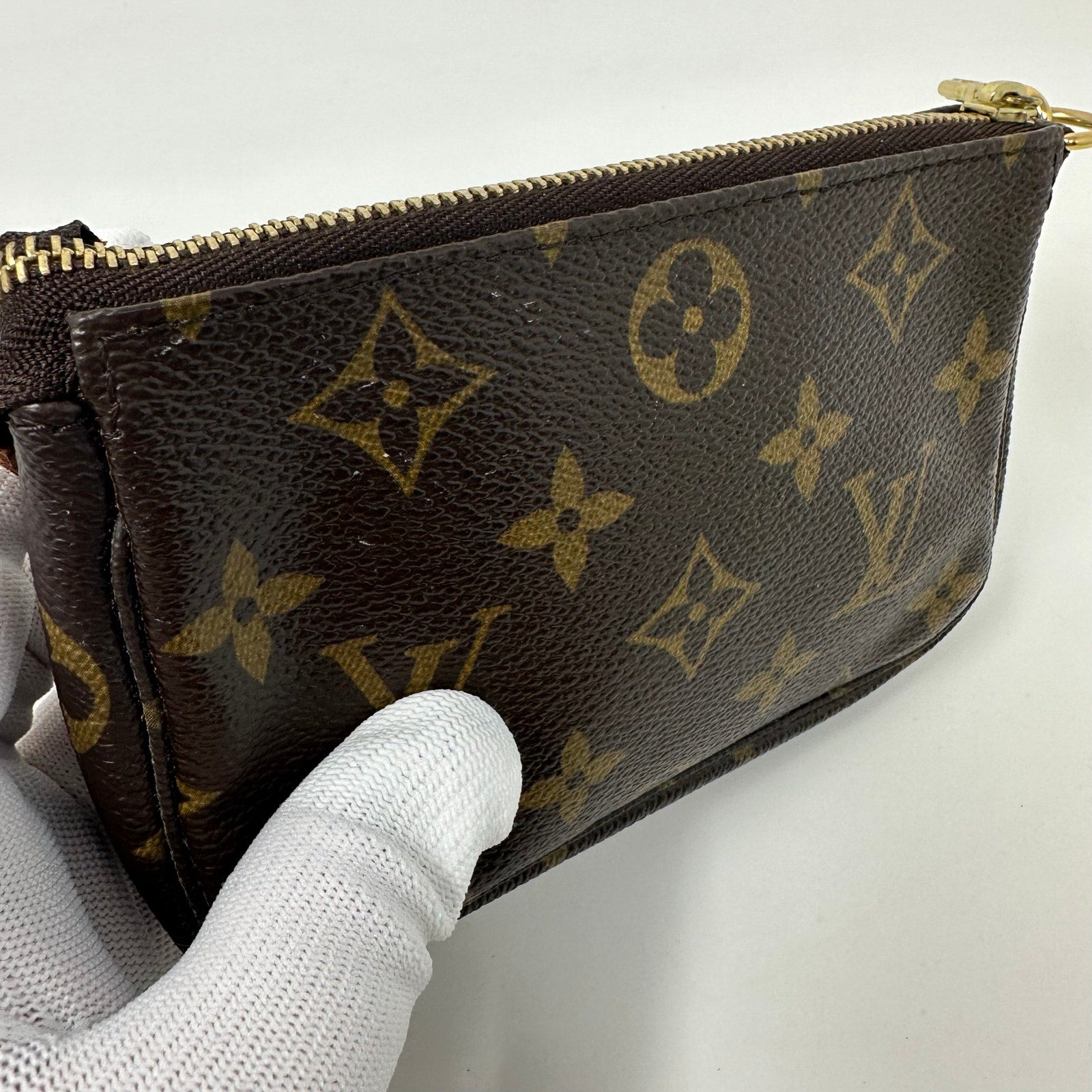 Louis Vuitton LV Limited Edition Monogram Trunks and Bags Mini Pochette