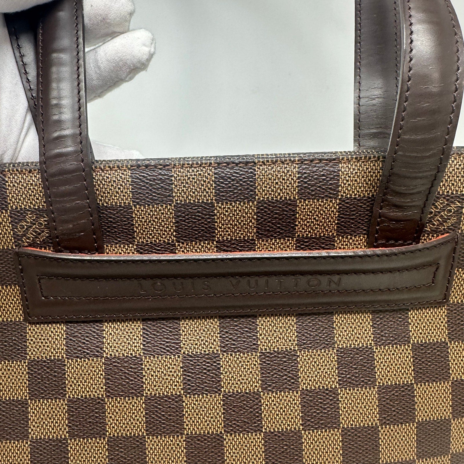 Louis Vuitton LV Pairioli PM Damier Ebene Tote Bag Purse