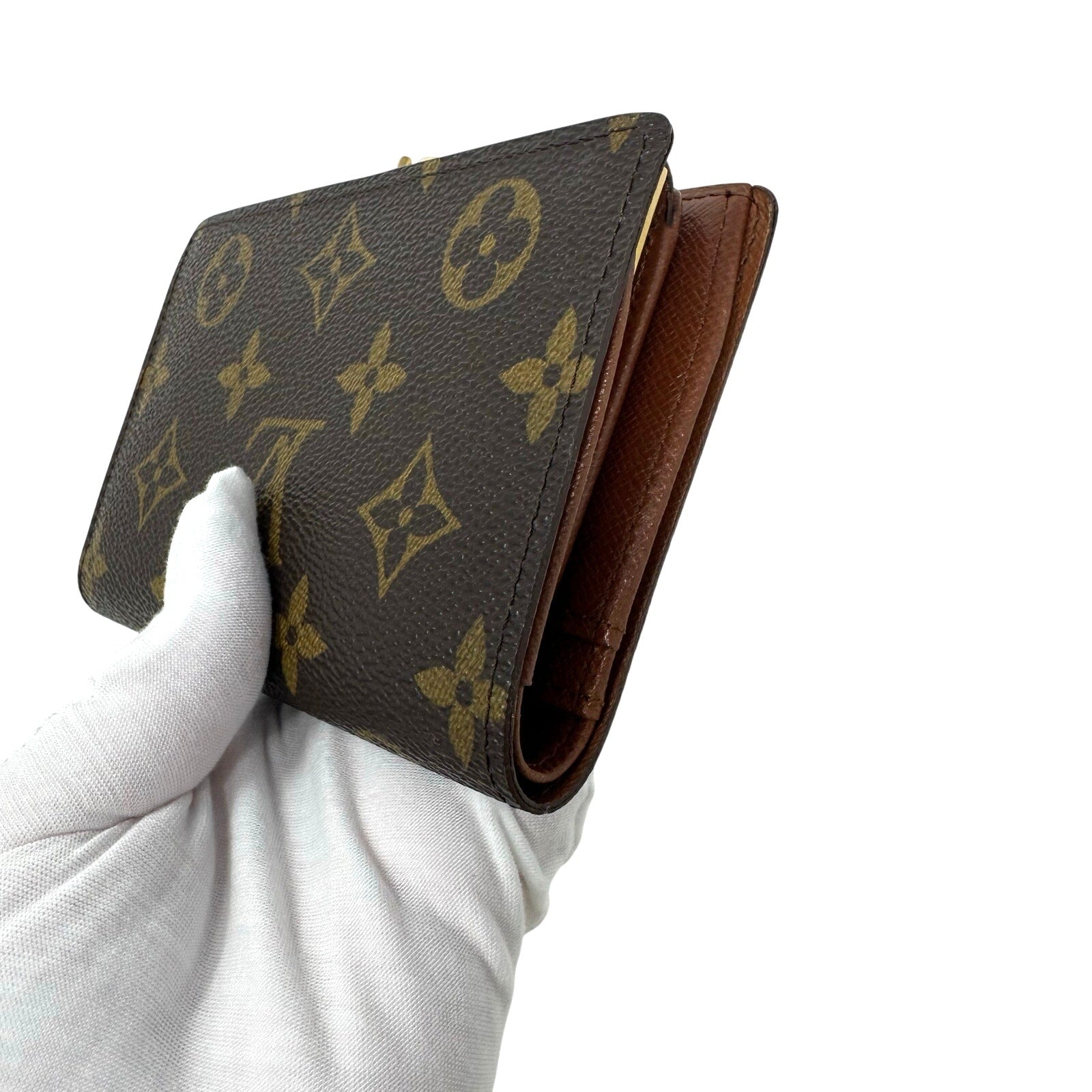 Louis Vuitton LV Monogram Kisslock Wallet