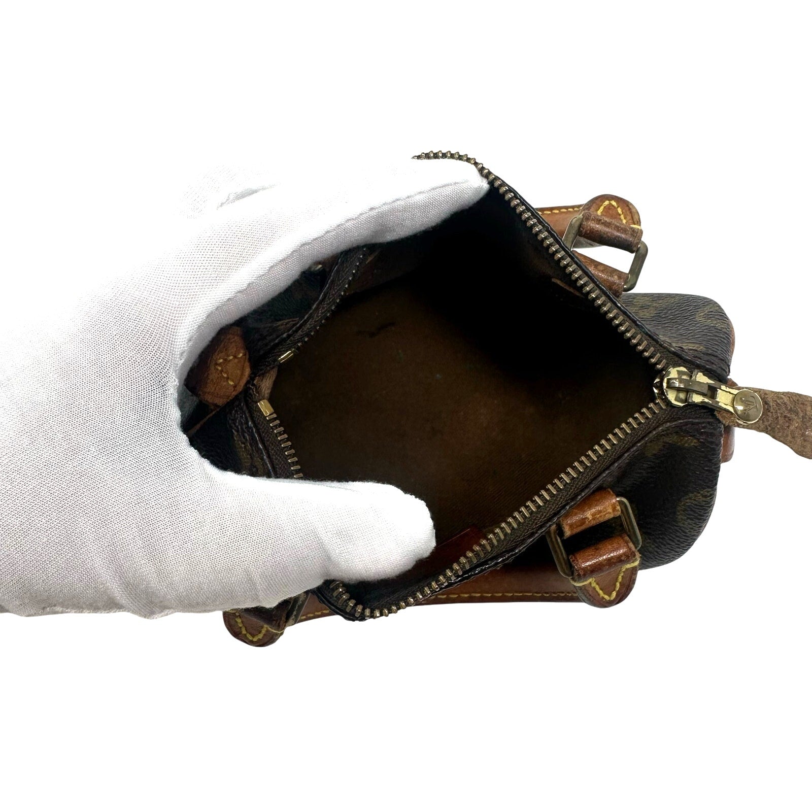 Louis Vuitton LV Monogram Mini Speedy Handbag Purse