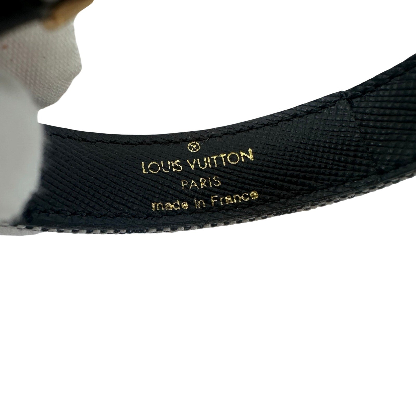 Louis Vuitton LV Mini Lin Monogram Good Luck Bracelet Navy