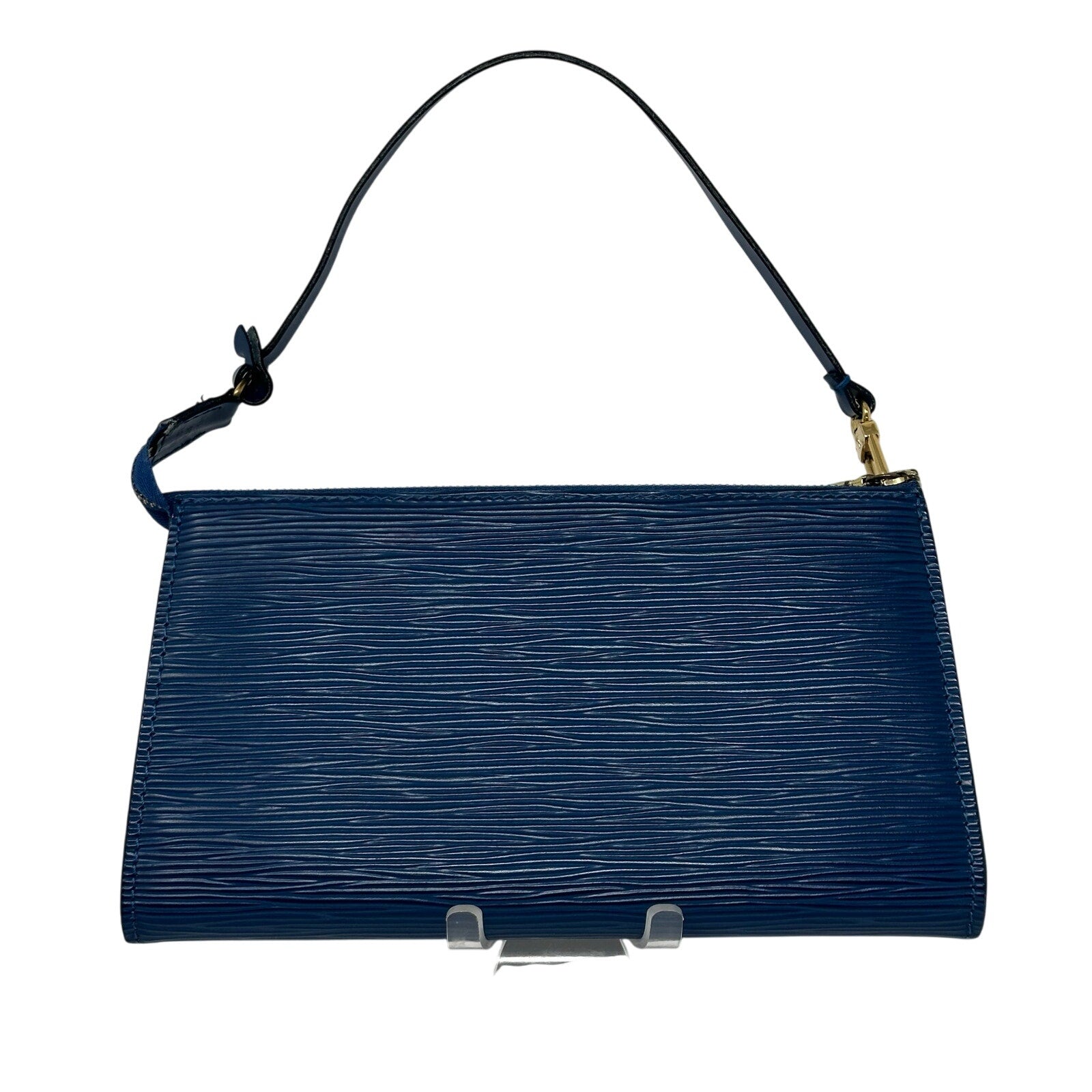 Louis Vuitton LV Blue Epi Leather Pochette Accessoires Pouch