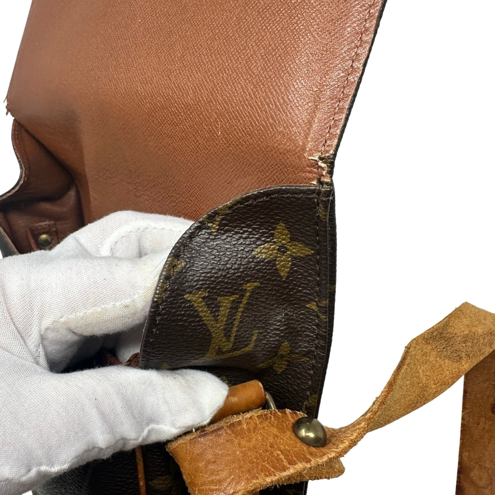Louis Vuitton LV Monogram Cartouchiere MM Crossbody Bag