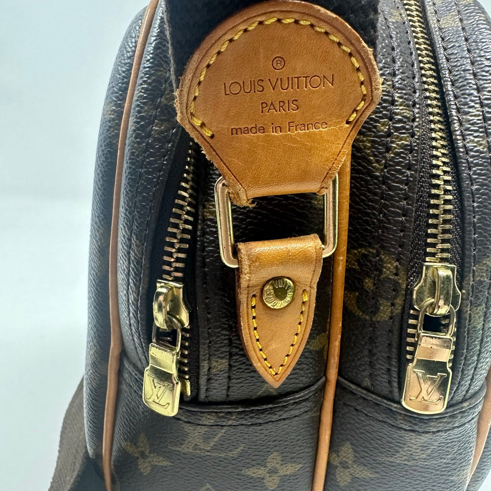 Louis Vuitton LV Monogram Reporter PM Crossbody Messenger Bag