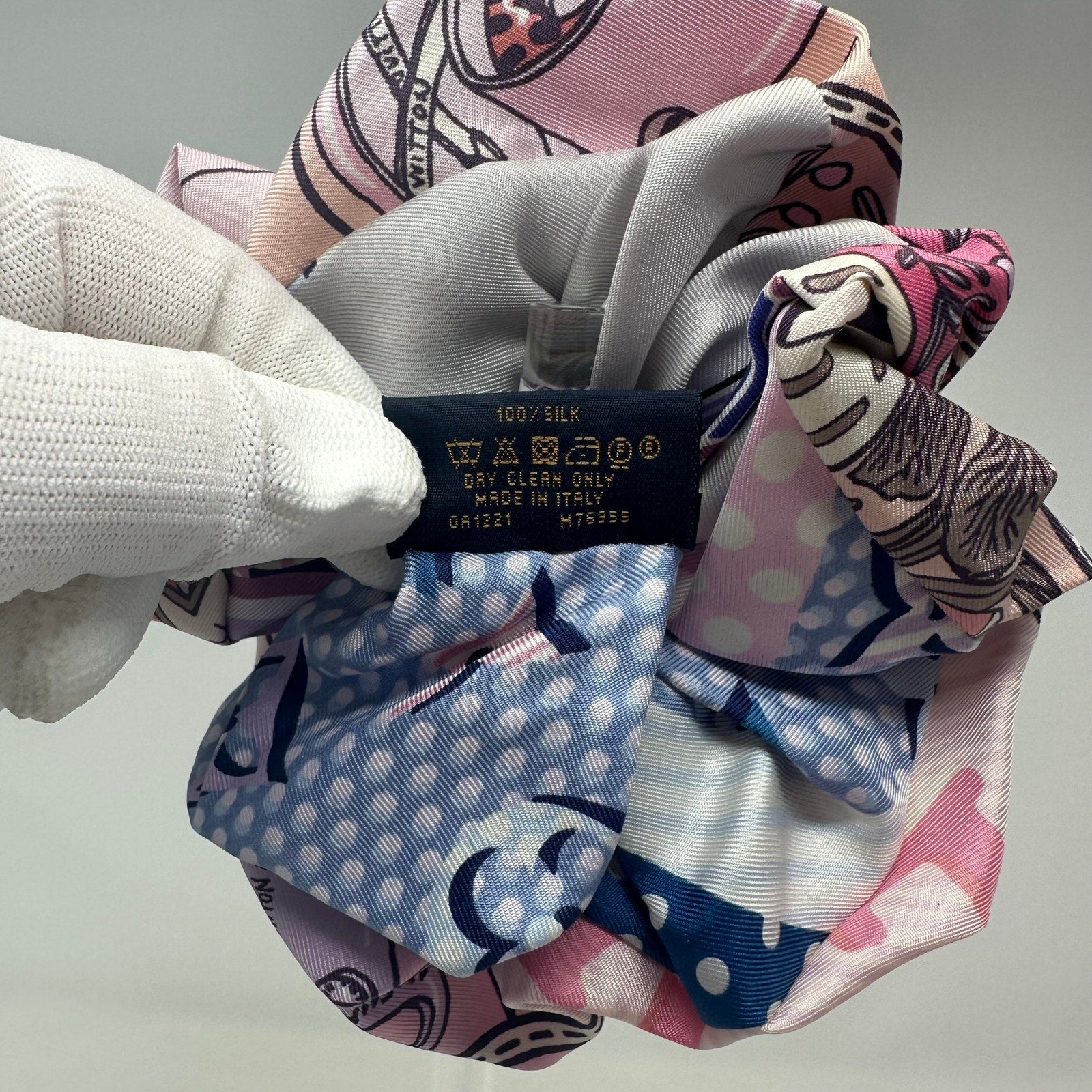 Louis Vuitton LV Troche Scrunchie Hair Pink Women