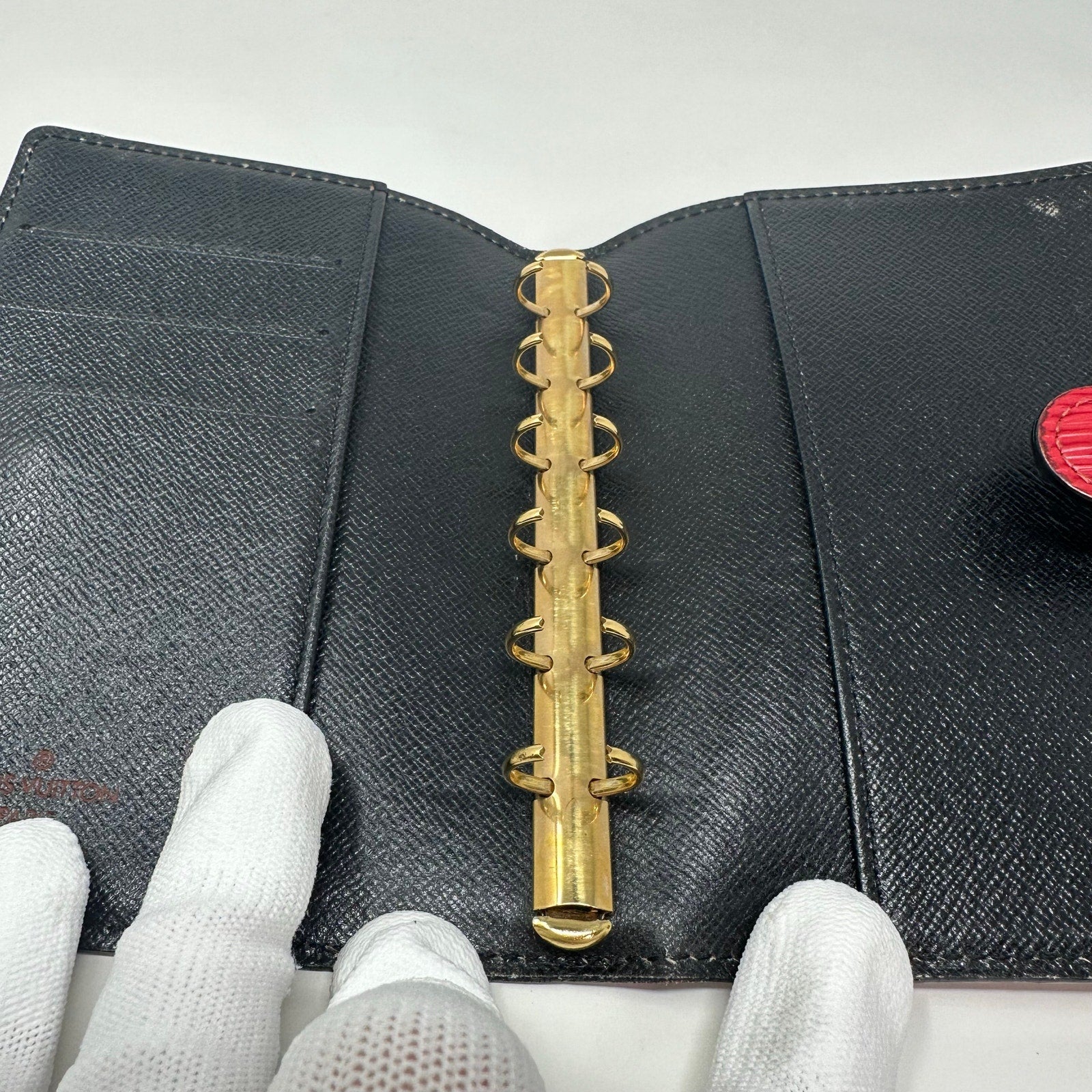 Louis Vuitton LV Diary Cover Agenda PM Epi Red