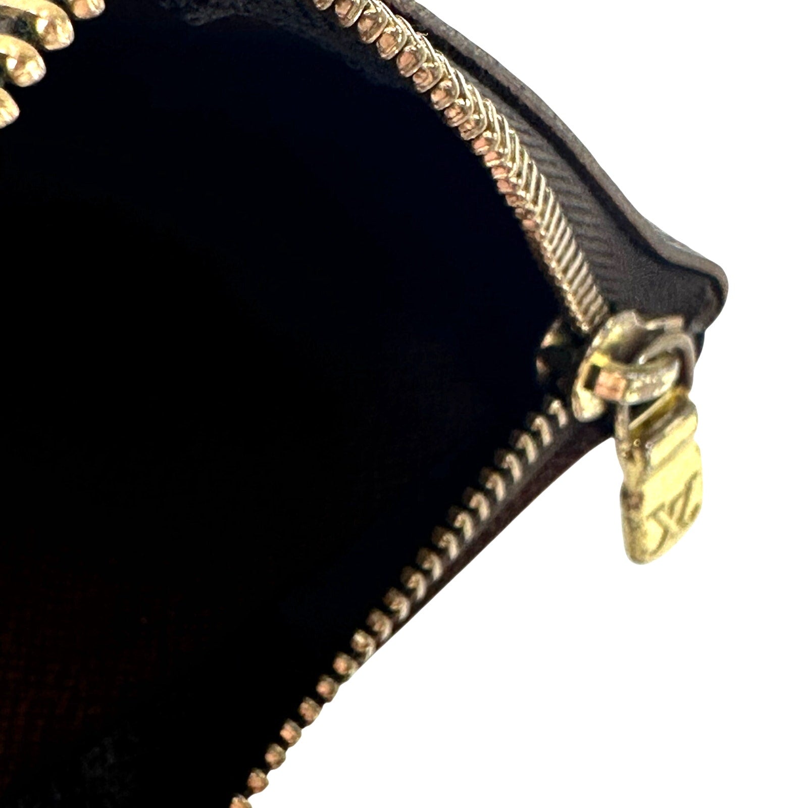 Louis Vuitton LV Monogram Key Coin Cles Zip Pouch Keychain