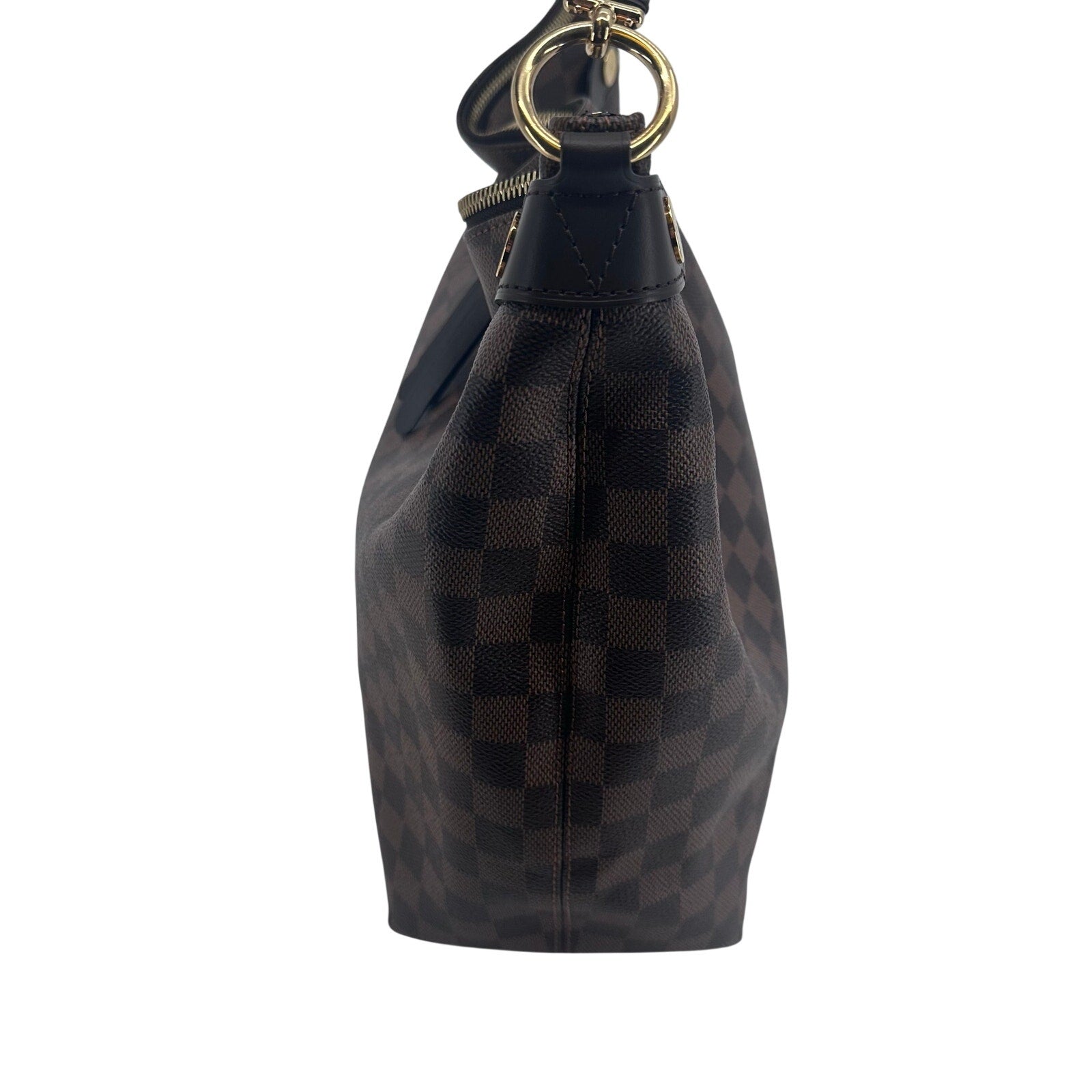 Louis Vuitton LV Damier Ebene Duomo Hobo Shoulder Bag Full Inclusion