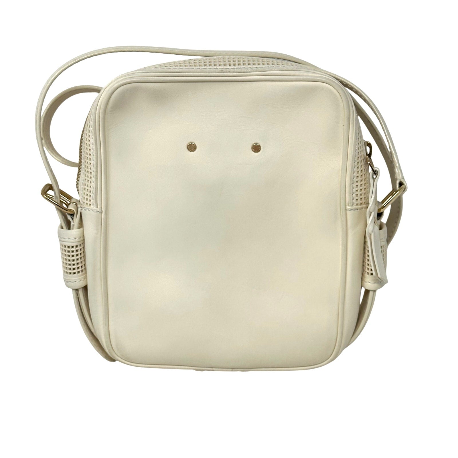 Louis Vuitton LV Cuir Bequia Trotter MM Crossbody Bag White/Cream Leather