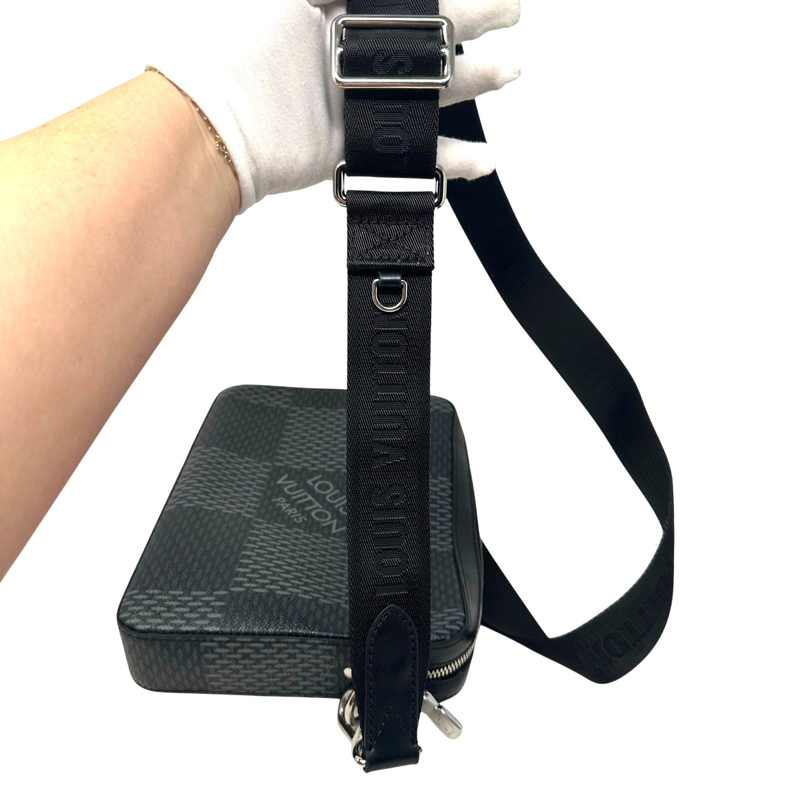 Louis Vuitton LV Damier Graphite Trio Messenger Bag Crossbody