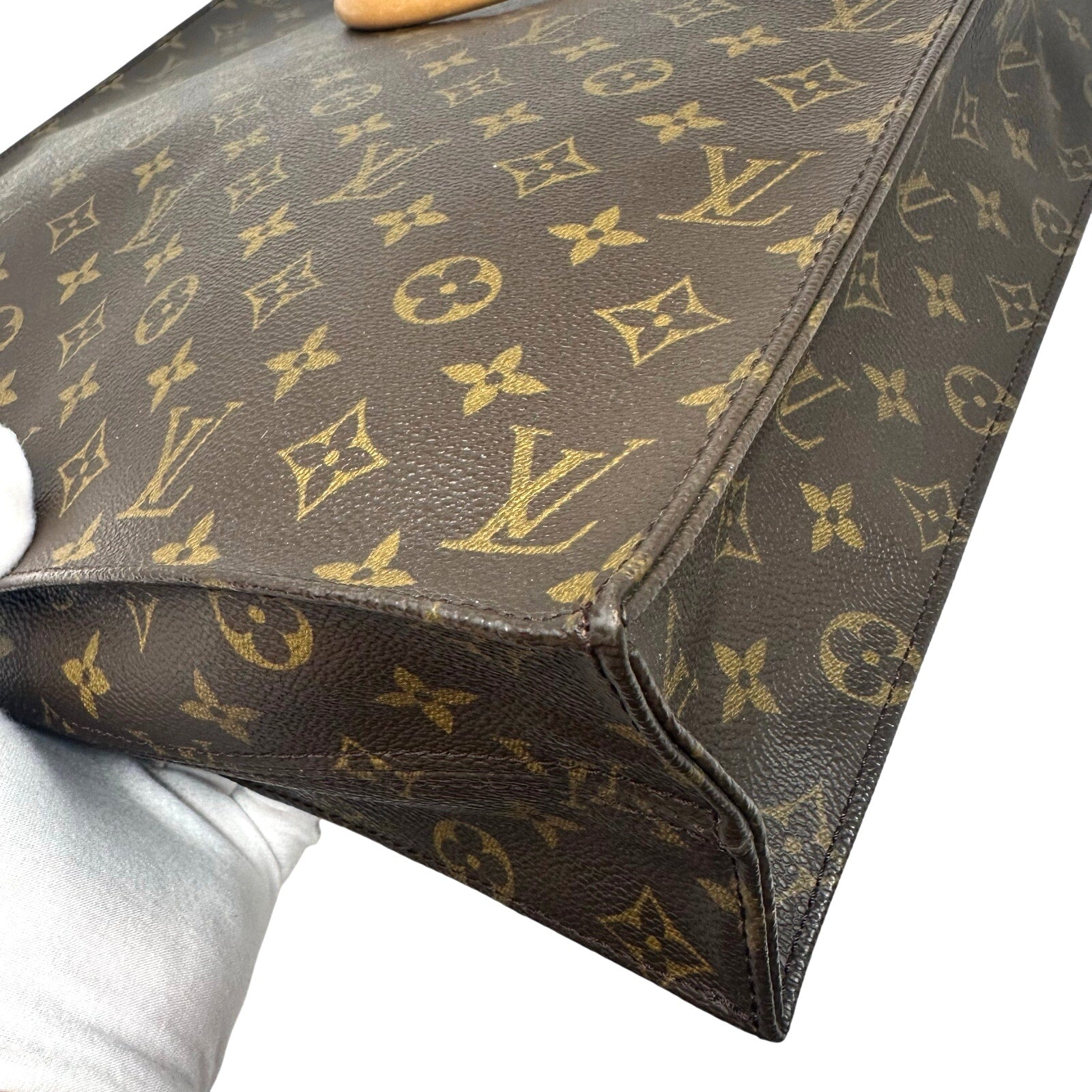 Louis Vuitton LV Monogram Sac Plat Tote Bag