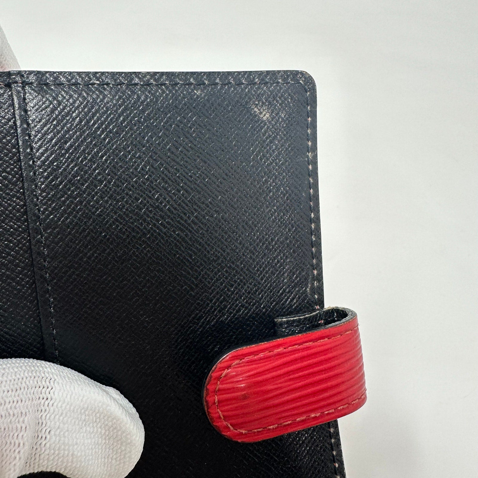 Louis Vuitton LV Diary Cover Agenda PM Epi Red