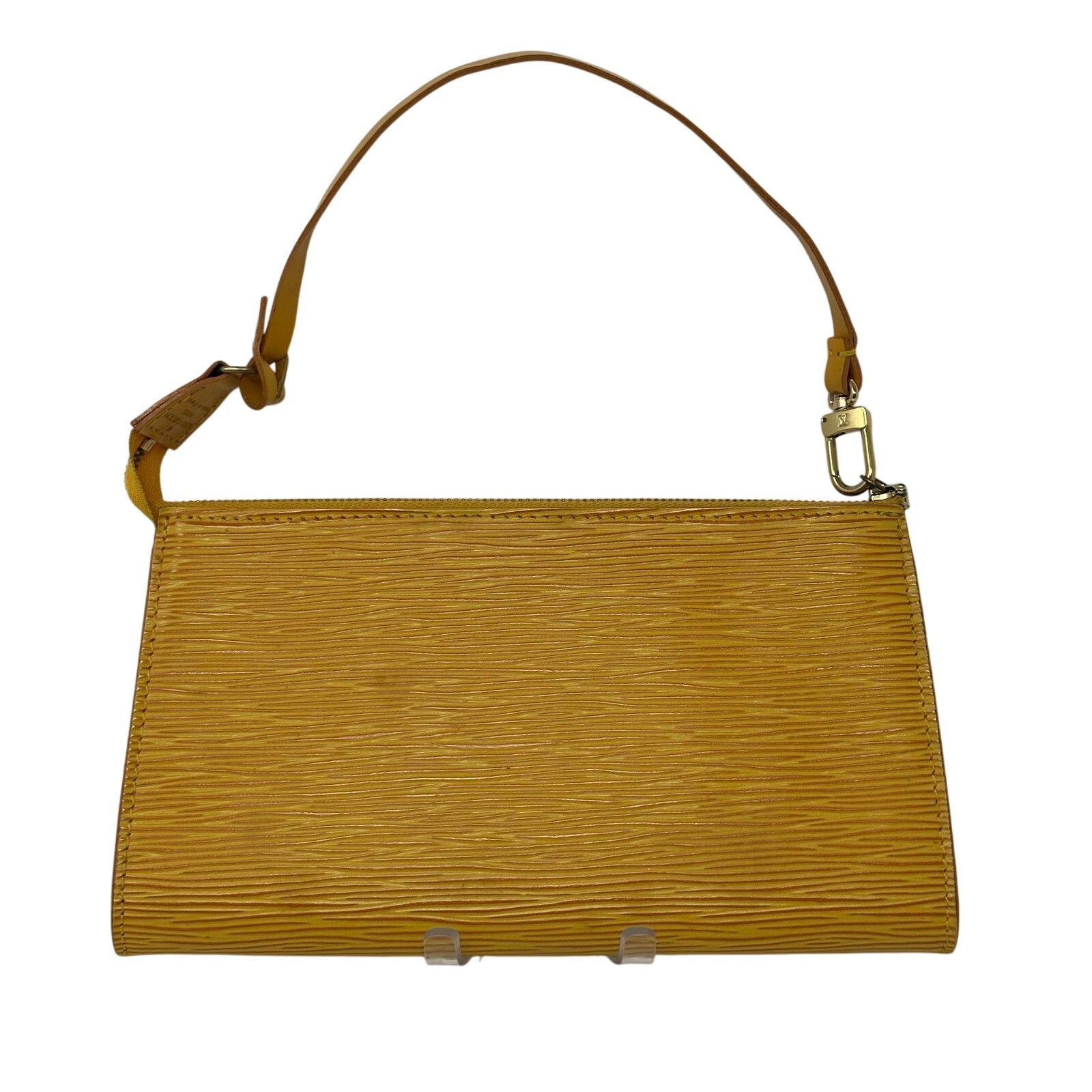 Louis Vuitton LV Yellow Epi Leather Pochette Accessoires Pouch