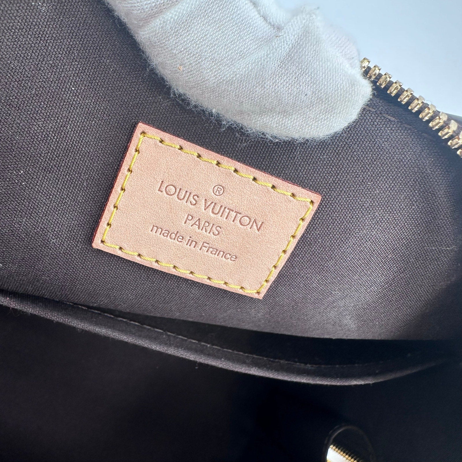 Louis Vuitton LV Monogram Vernis Alma PM Amarante Full Set