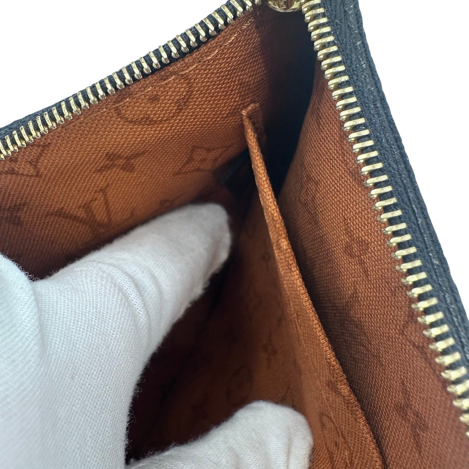Louis Vuitton LV Monogram Crafty Neverfull Pouch GM