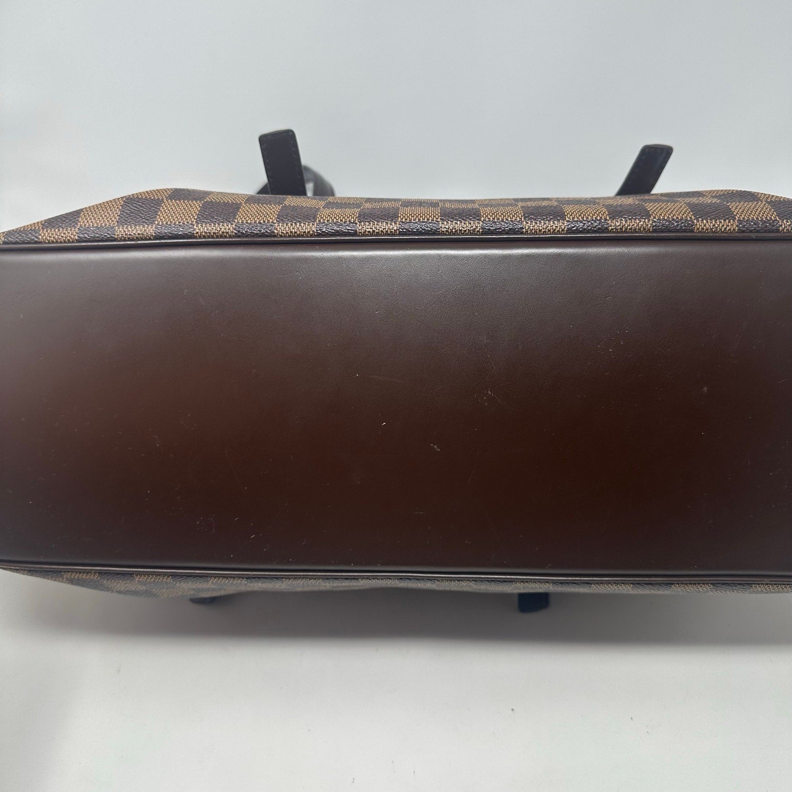 Louis Vuitton LV Tote Bag Chelsea Ebene Brown Damier