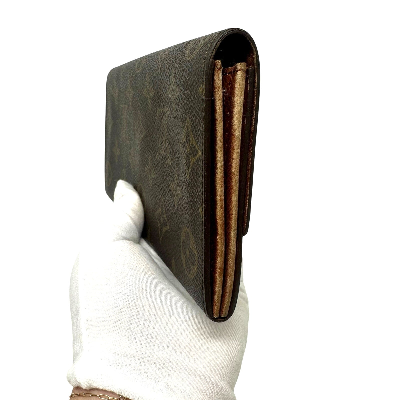 Louis Vuitton LV Monogram Long Sarah Wallet