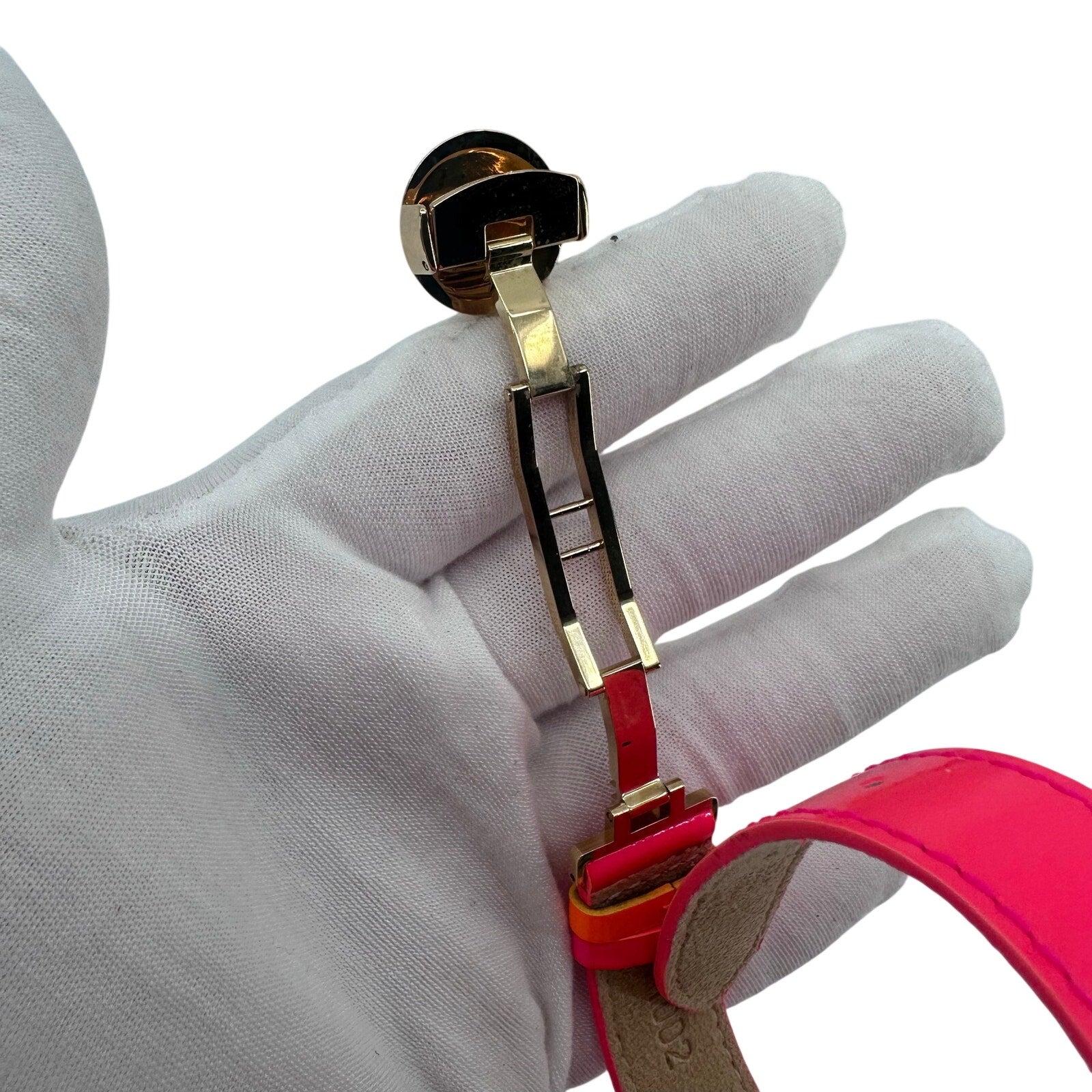 Louis Vuitton LV Monogram Vernis Good Luck Bracelet Robert Wilson Limited Edition Neon Pink Rare
