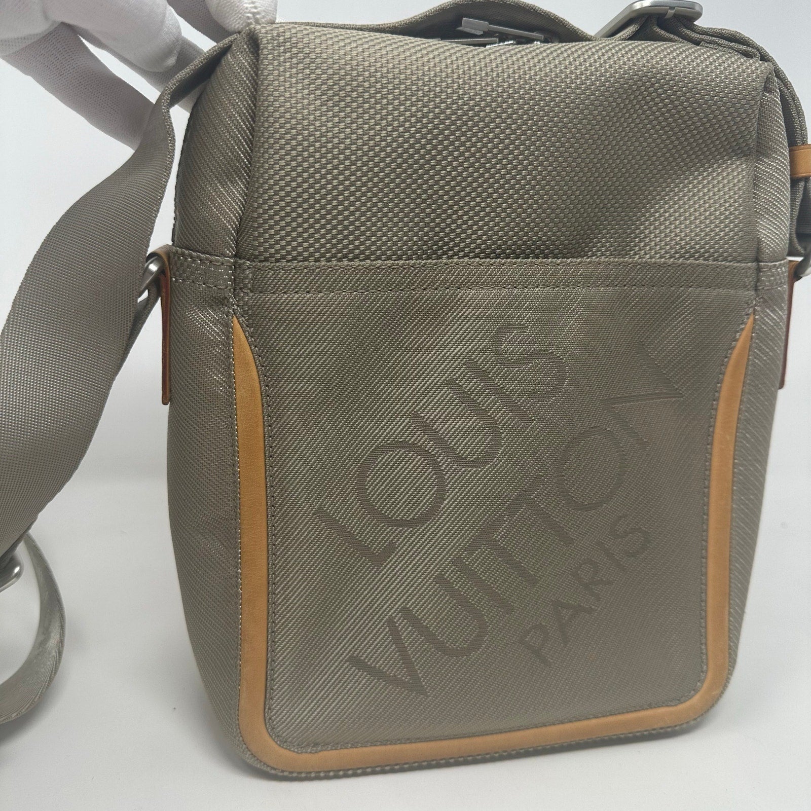 Louis Vuitton LV Damier Geant Citadin Messenger Bag Sable Green