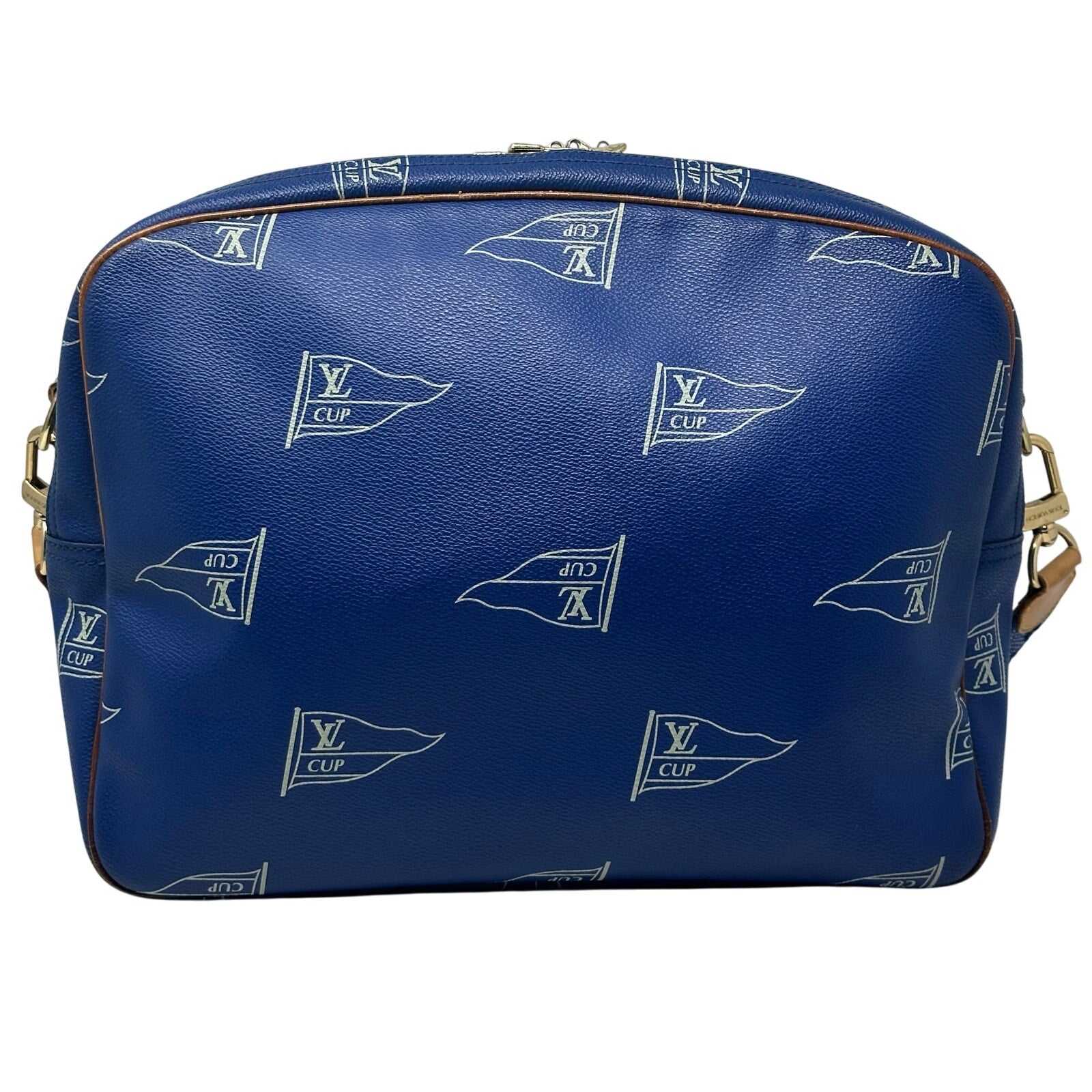 Louis Vuitton LV Cup Blue Monogram Sail Sac Cowes Messenger Bag