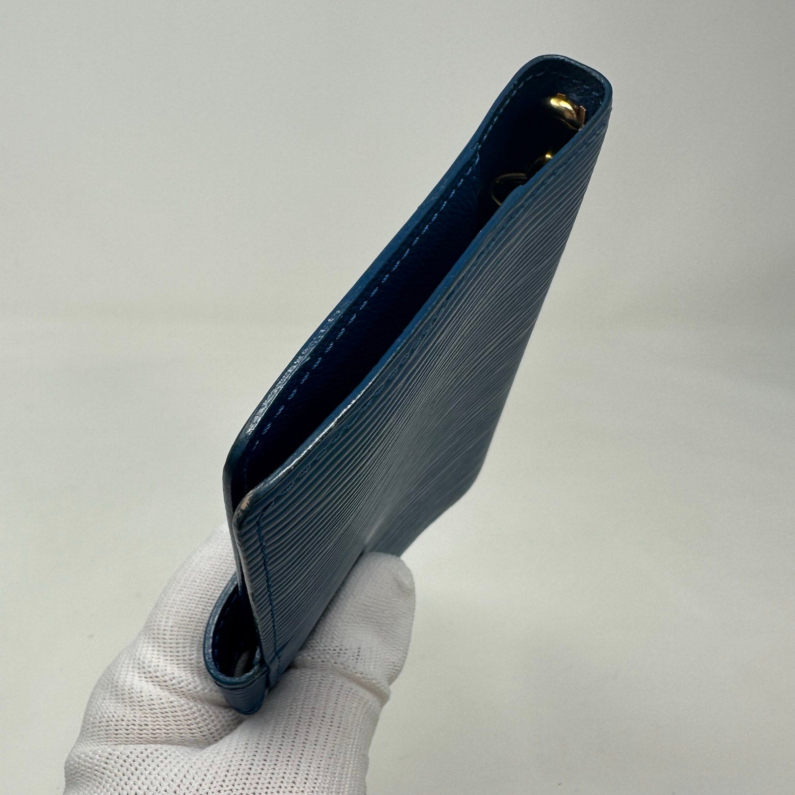 Louis Vuitton LV Epi PM Agenda Cover Blue