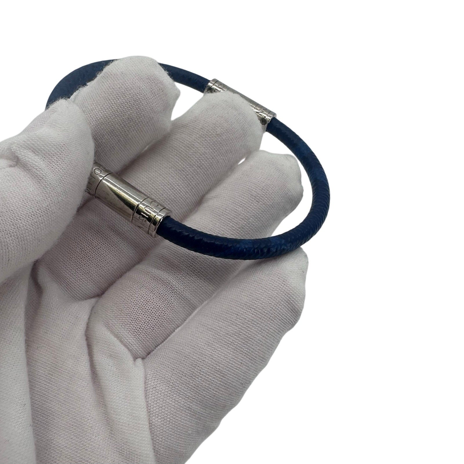 Louis Vuitton LV Neo Split Bracelet Blue Silver