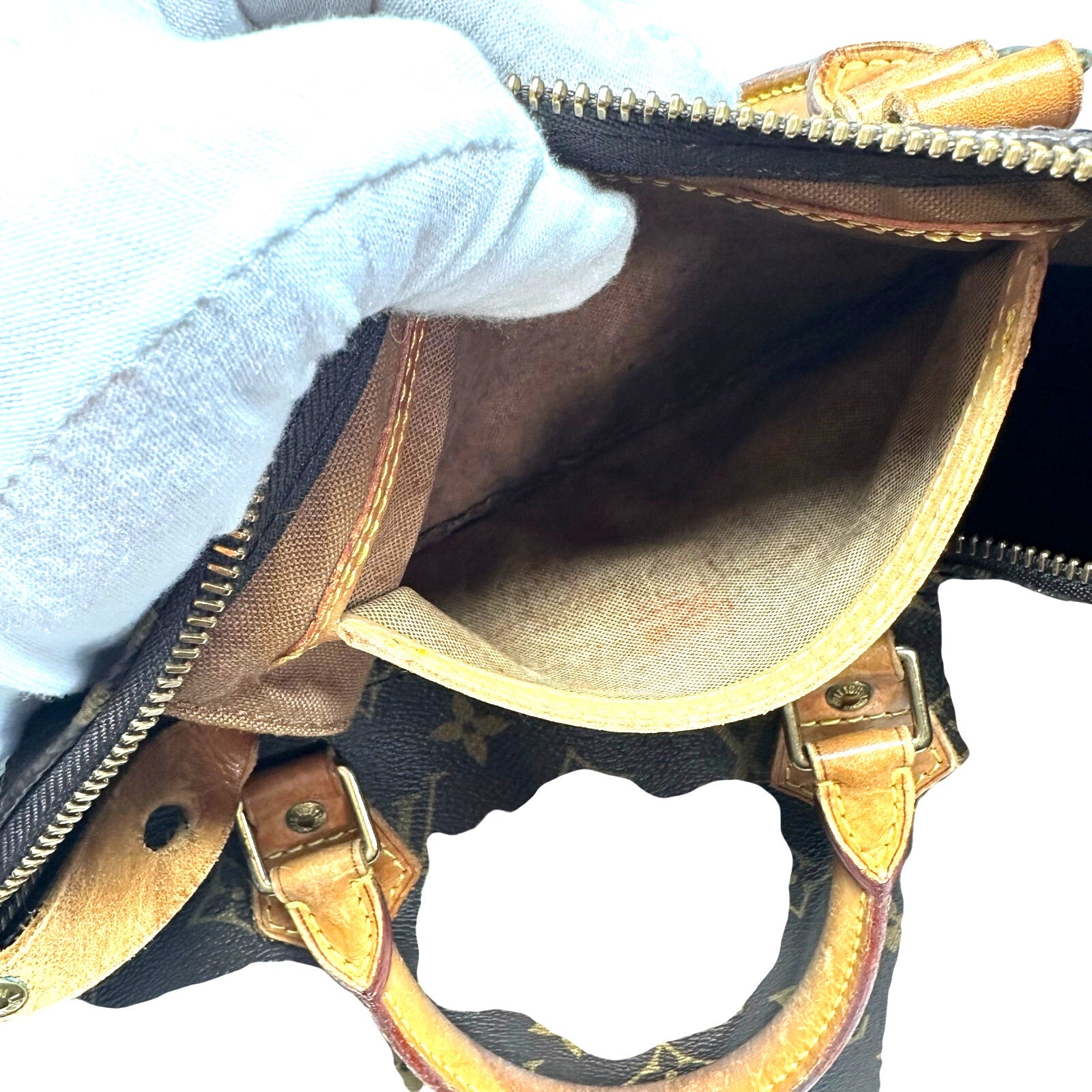 Louis Vuitton LV Monogram Speedy 35 Boston Bag